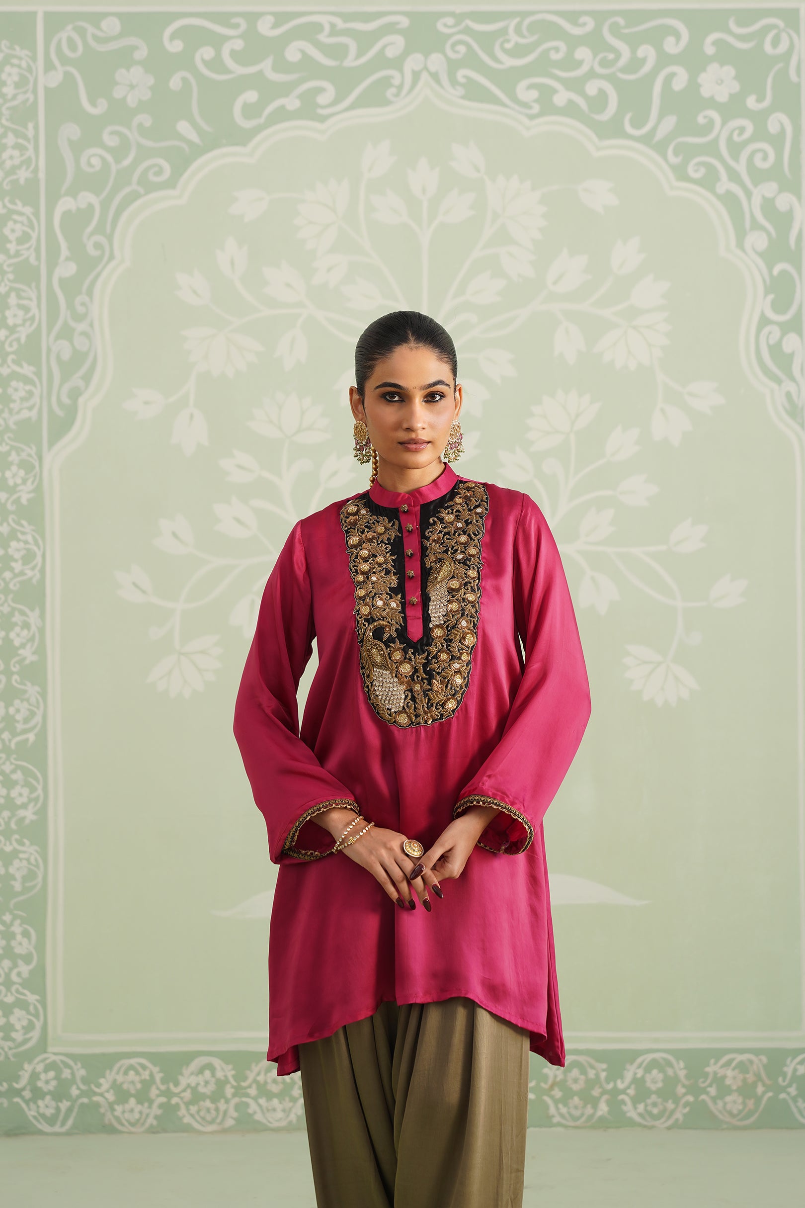 Mysha Hand Embroidered Matching Set