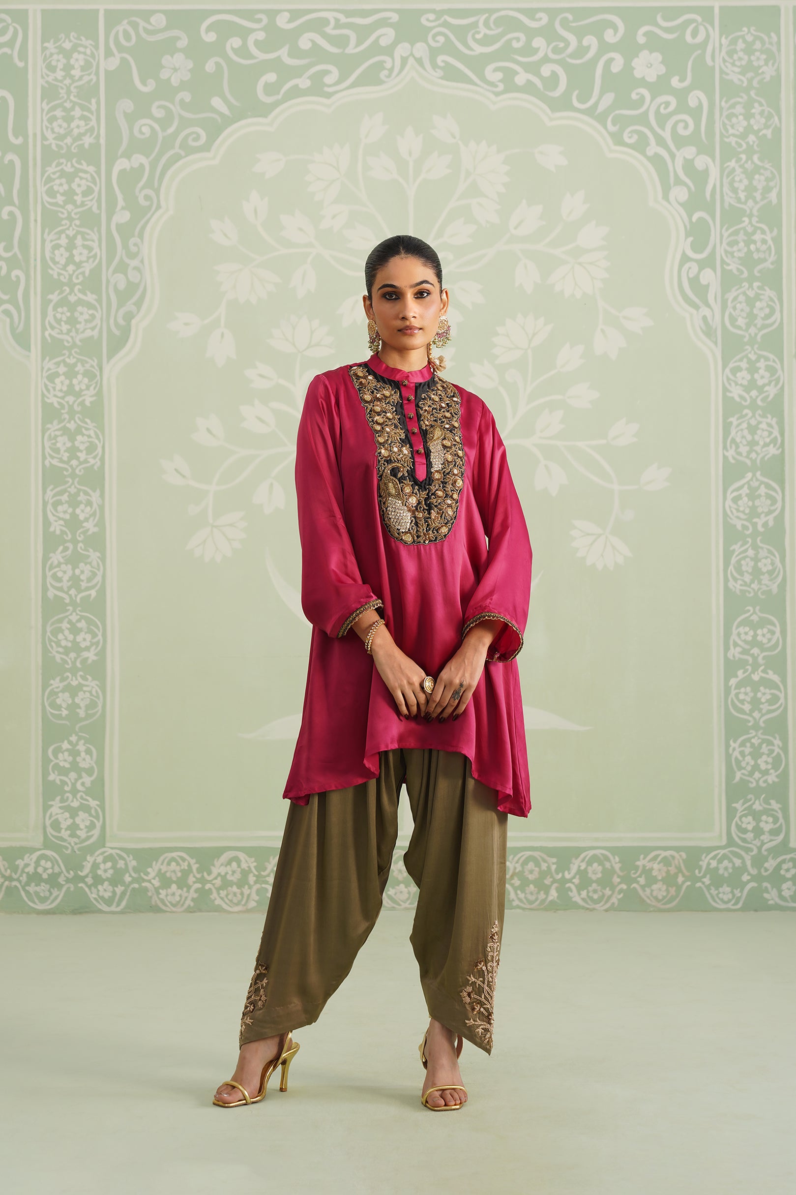 Mysha Hand Embroidered Matching Set
