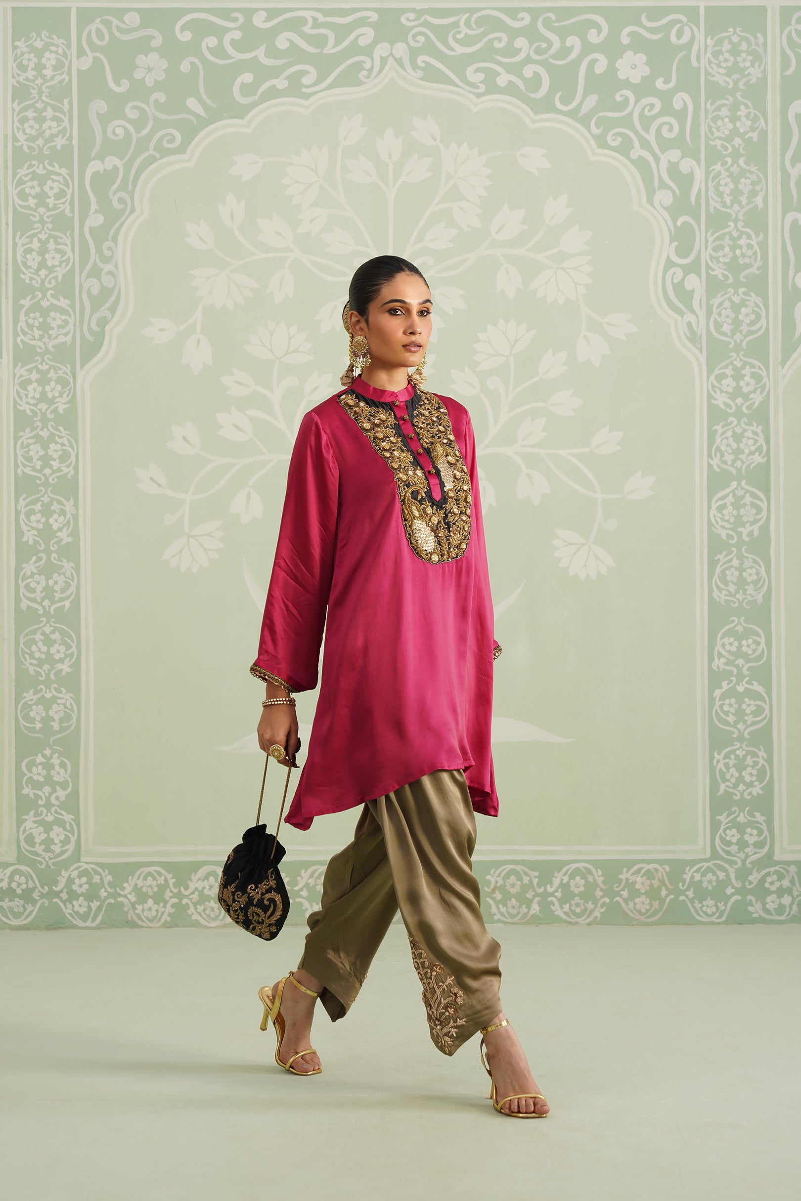 Mysha Hand Embroidered Matching Set