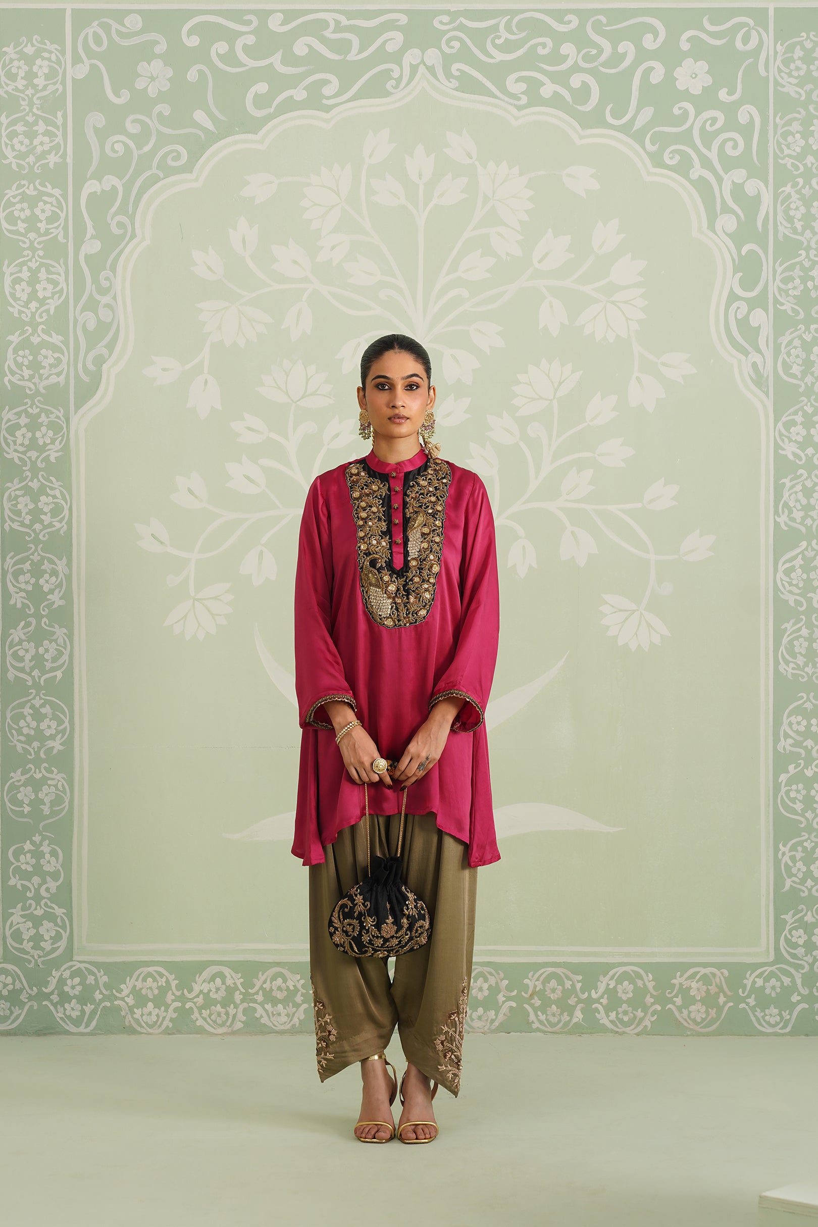 Mysha Hand Embroidered Matching Set