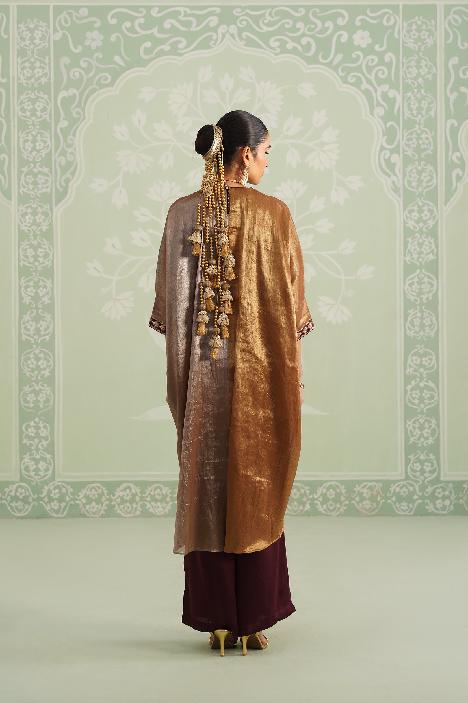 Gunjan Cotton Tissue Embroidered Matching Set