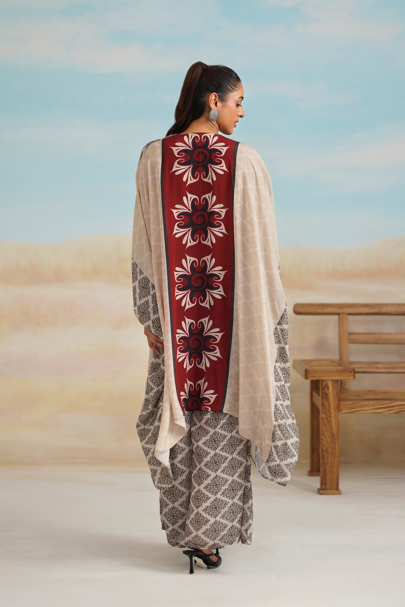 Zoe Crepe Printed Matching Set - Neetika Chopra