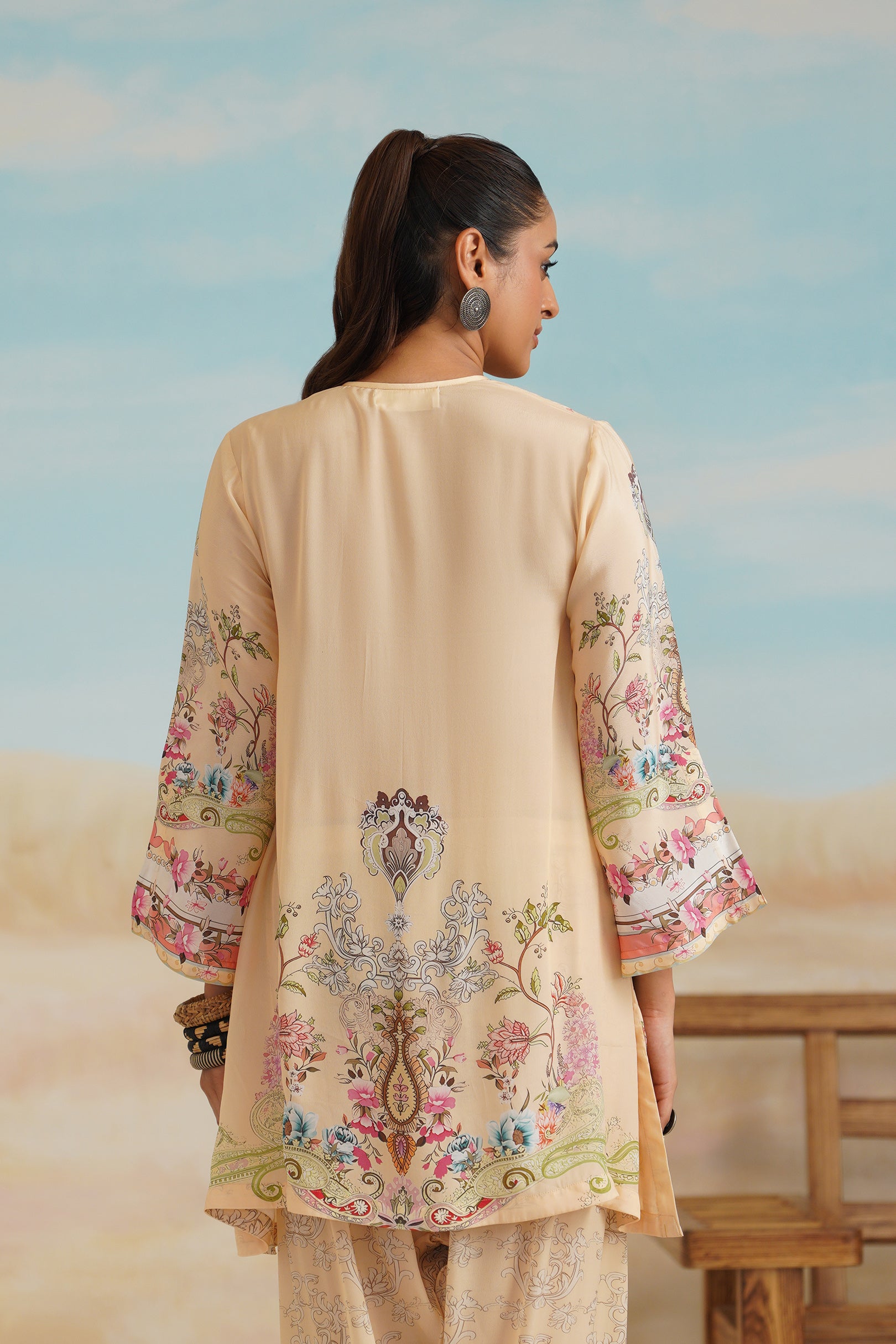 Vaishali Printed Crepe Top - Neetika Chopra