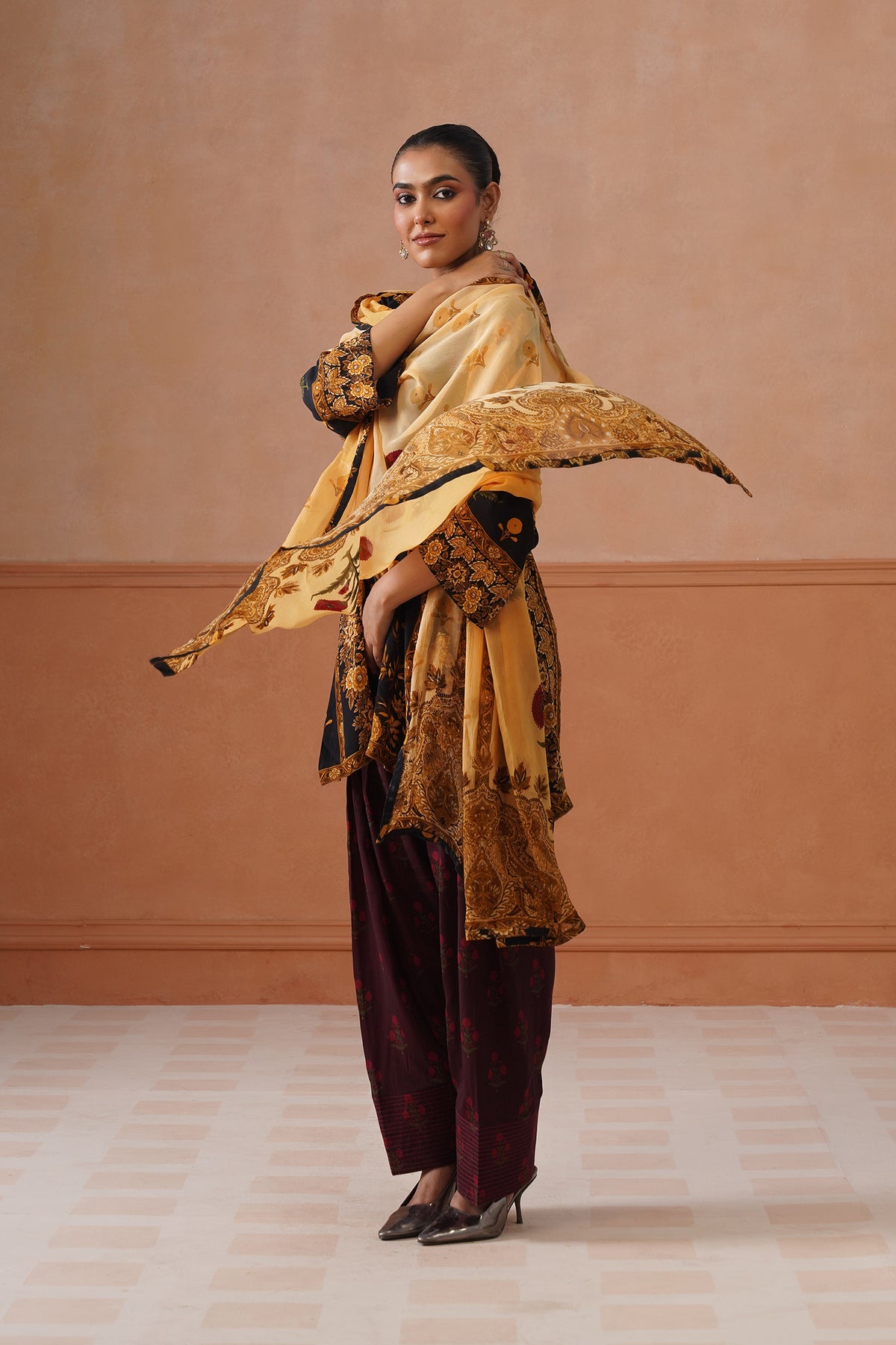 Areeba Crepe Printed Suit Set
