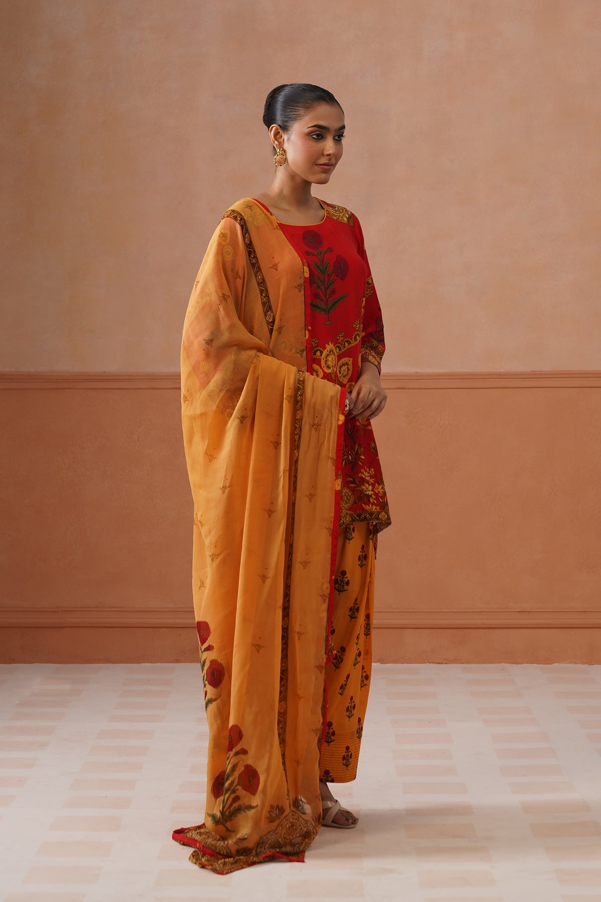 Vanya Crepe Printed Suit Set