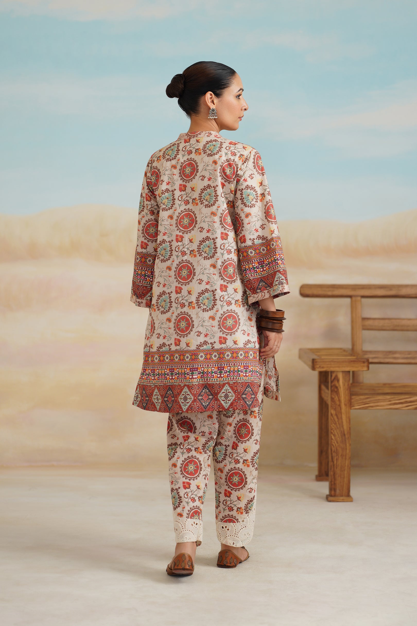 Akshra Cotton Printed Suit Set - Neetika Chopra