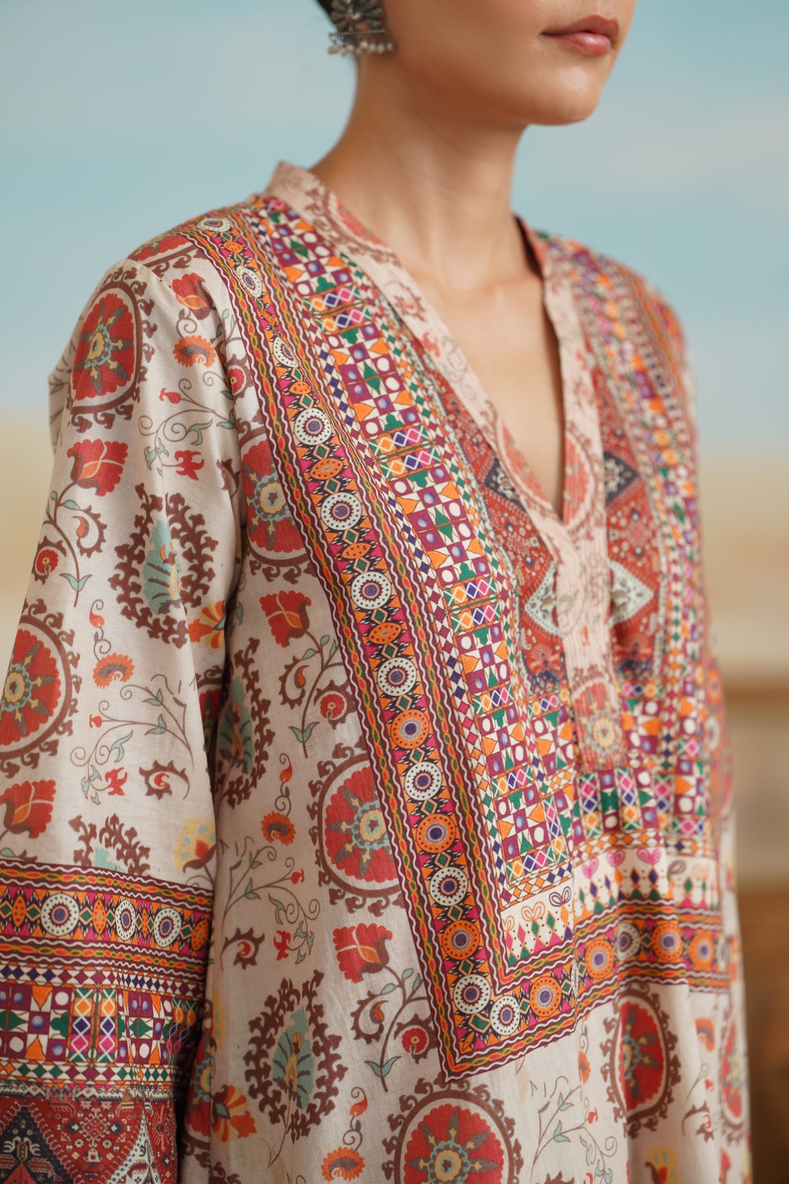 Akshra Cotton Printed Suit Set - Neetika Chopra