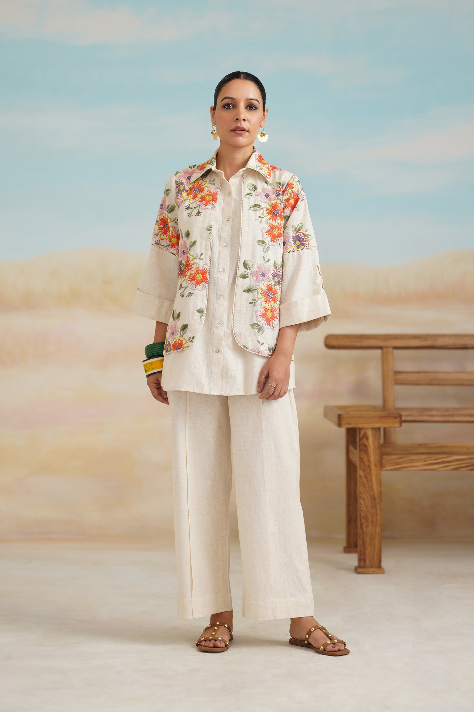 The Tulip Bunch Co-Ord Set – Organic Cotton Matching Top & Bottom main image 1