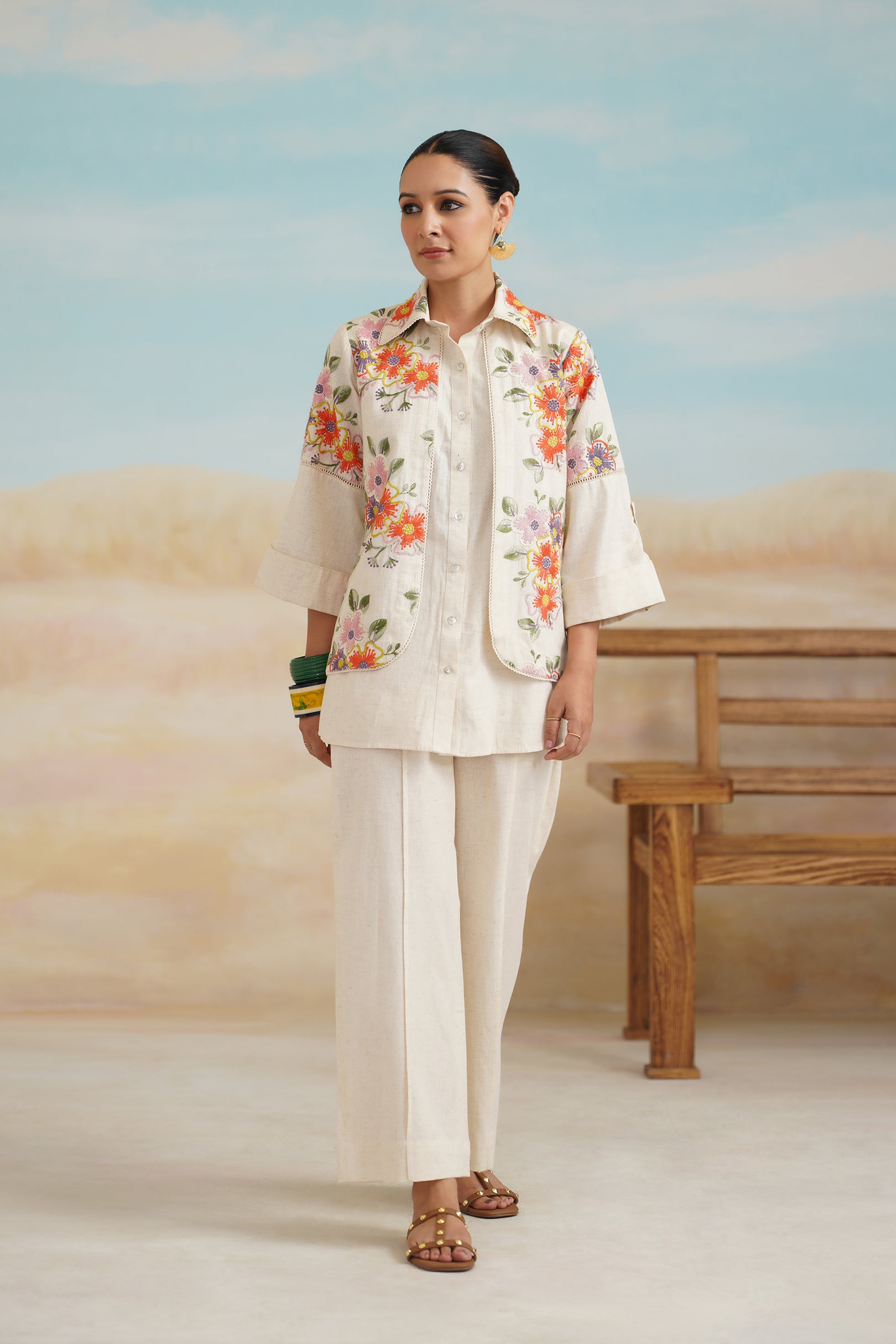 Cool Natural Cotton Matching Set - Neetika Chopra