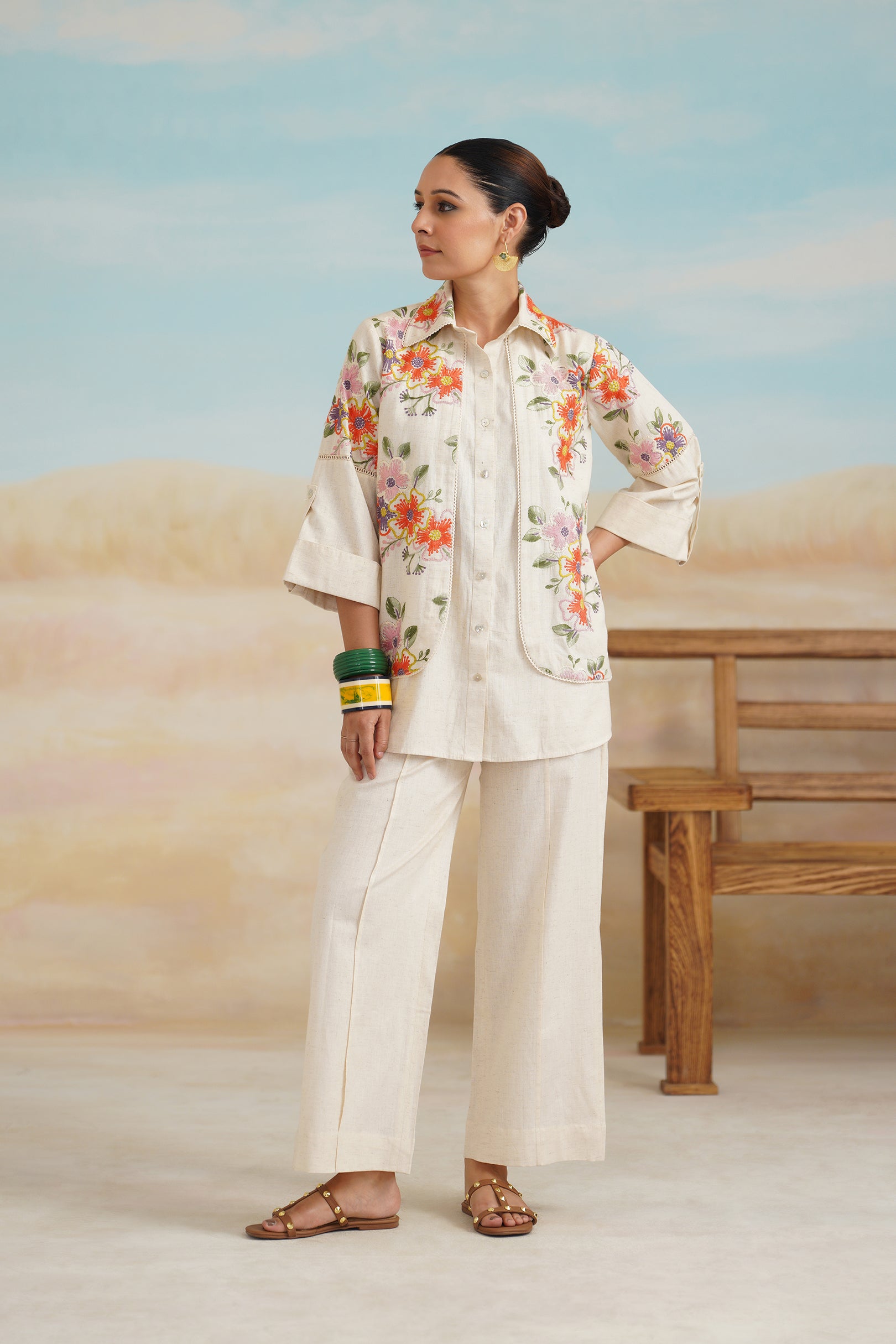 Cool Natural Cotton Matching Set - Neetika Chopra