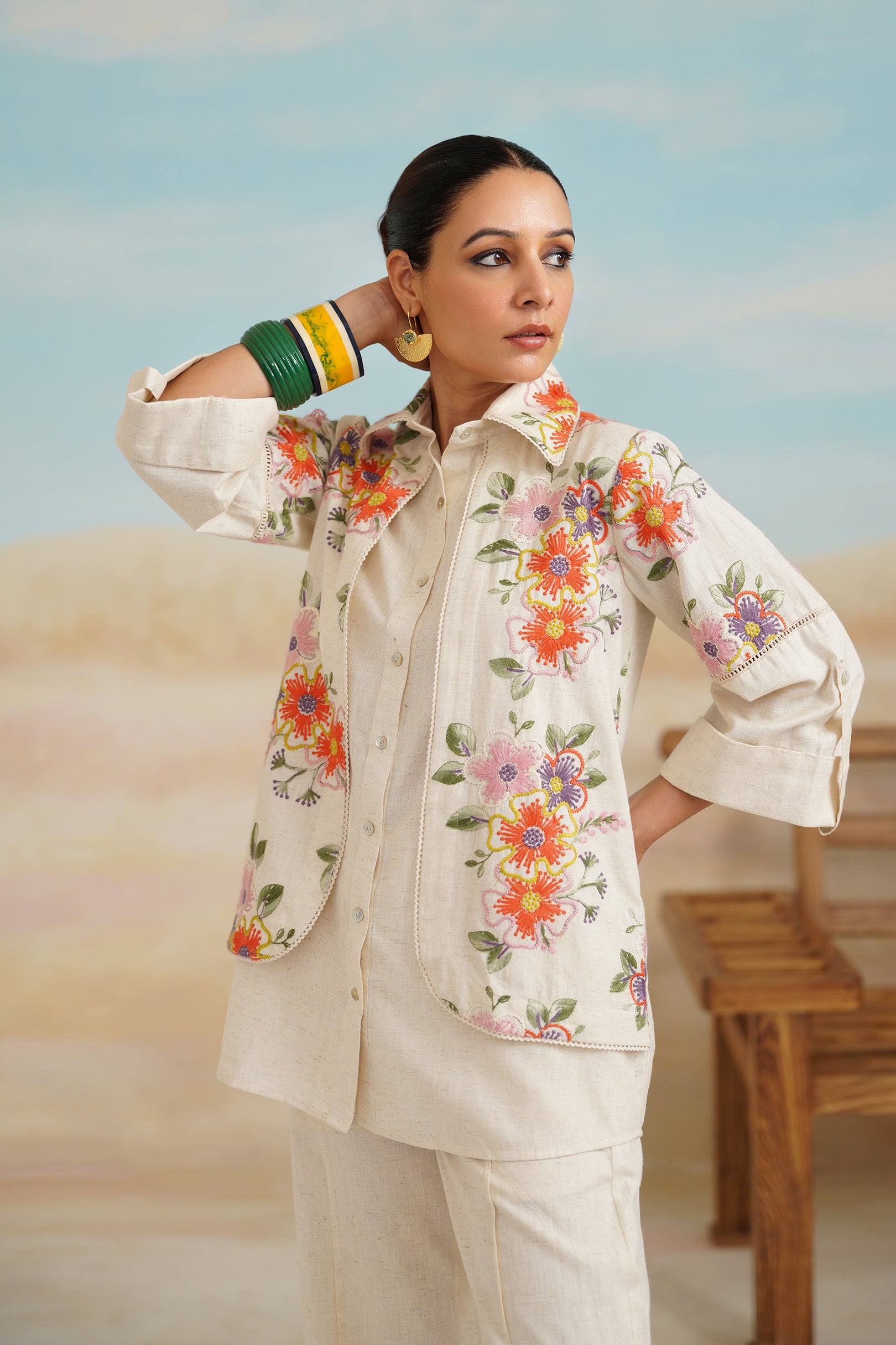 Cool Natural Cotton Matching Set - Neetika Chopra