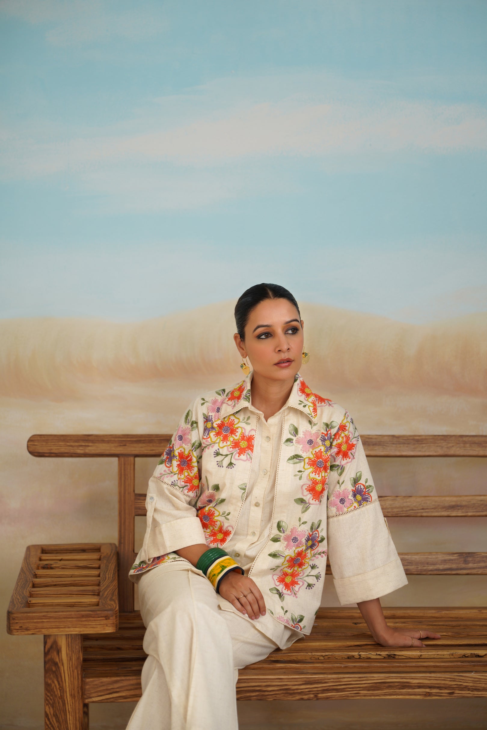 Cool Natural Cotton Matching Set - Neetika Chopra
