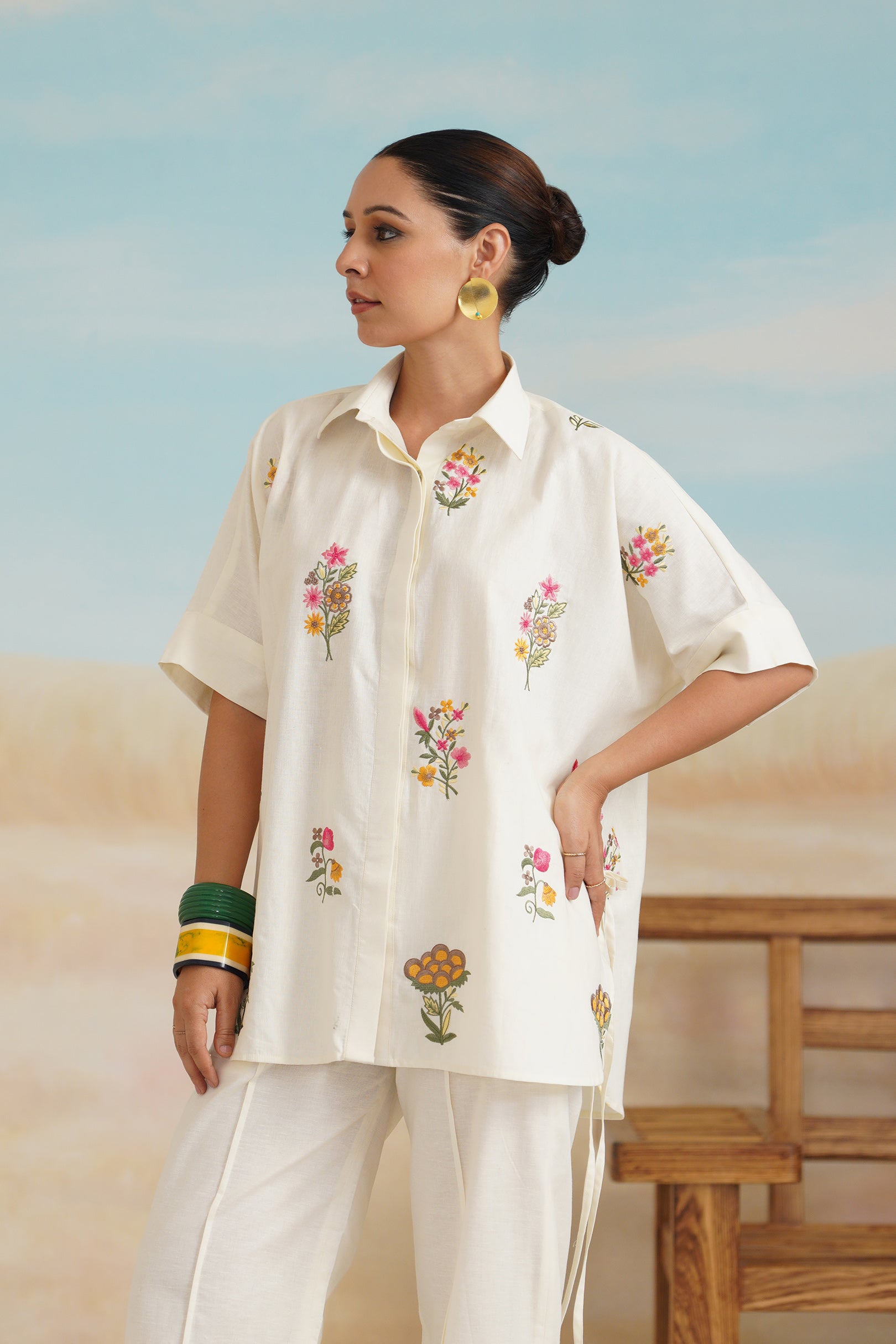 Kshira Pure Linen Top - Neetika Chopra