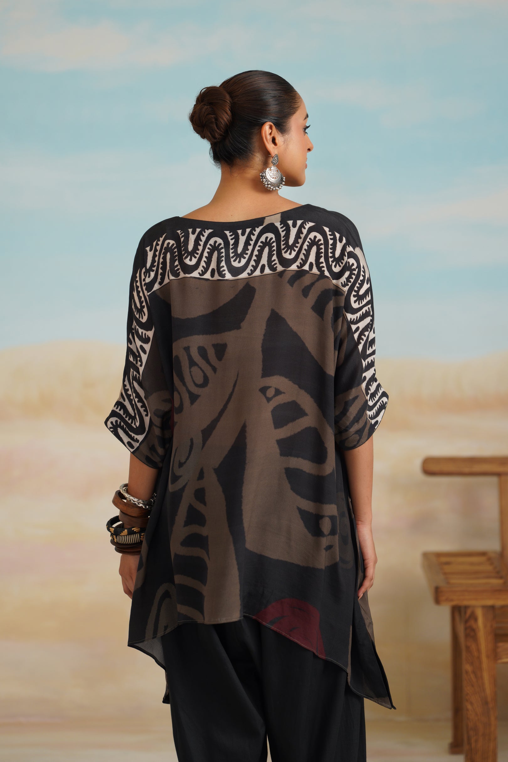 Ara Crepe Printed Matching Set - Neetika Chopra