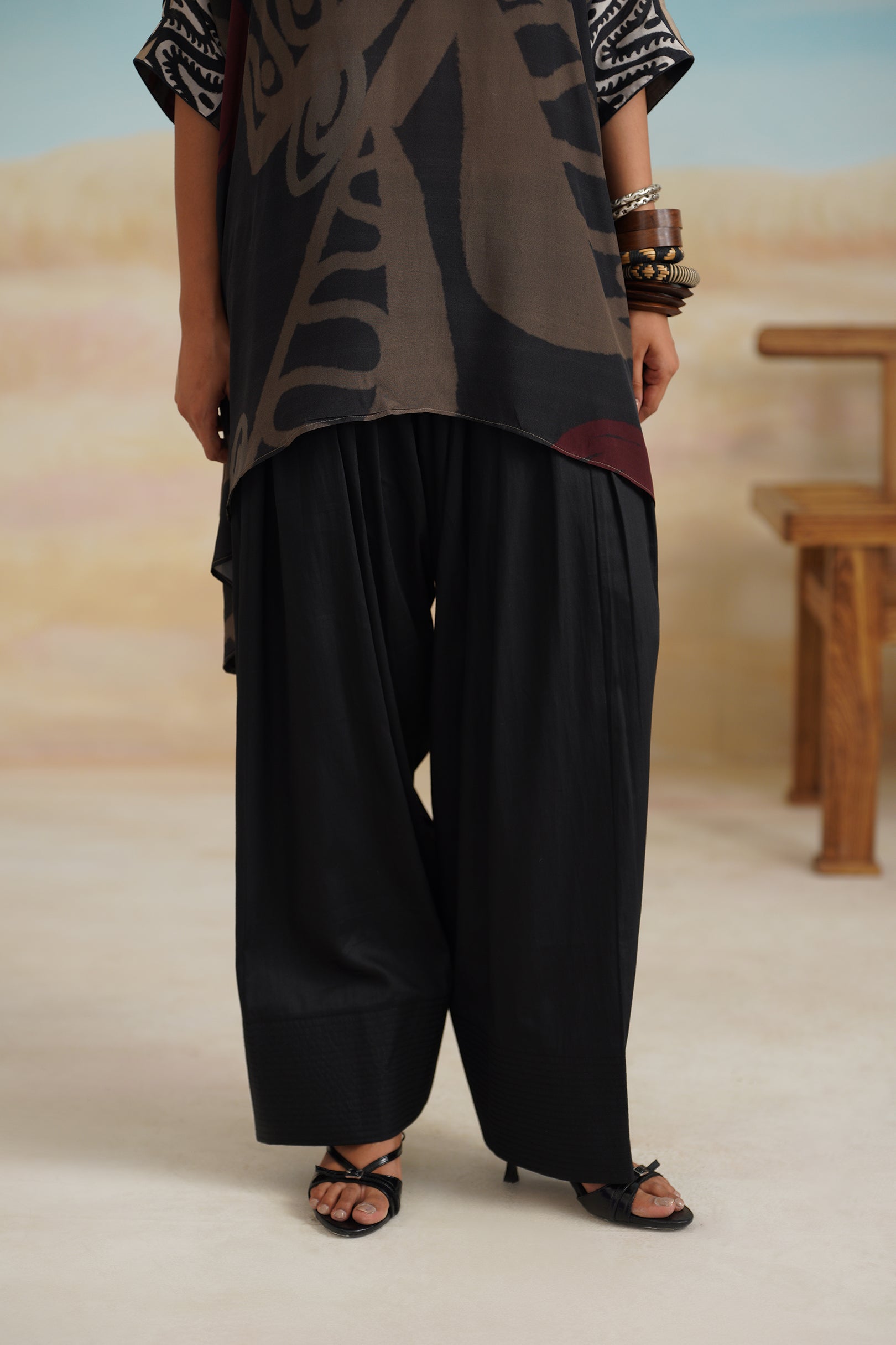 Ara Crepe Printed Matching Set - Neetika Chopra
