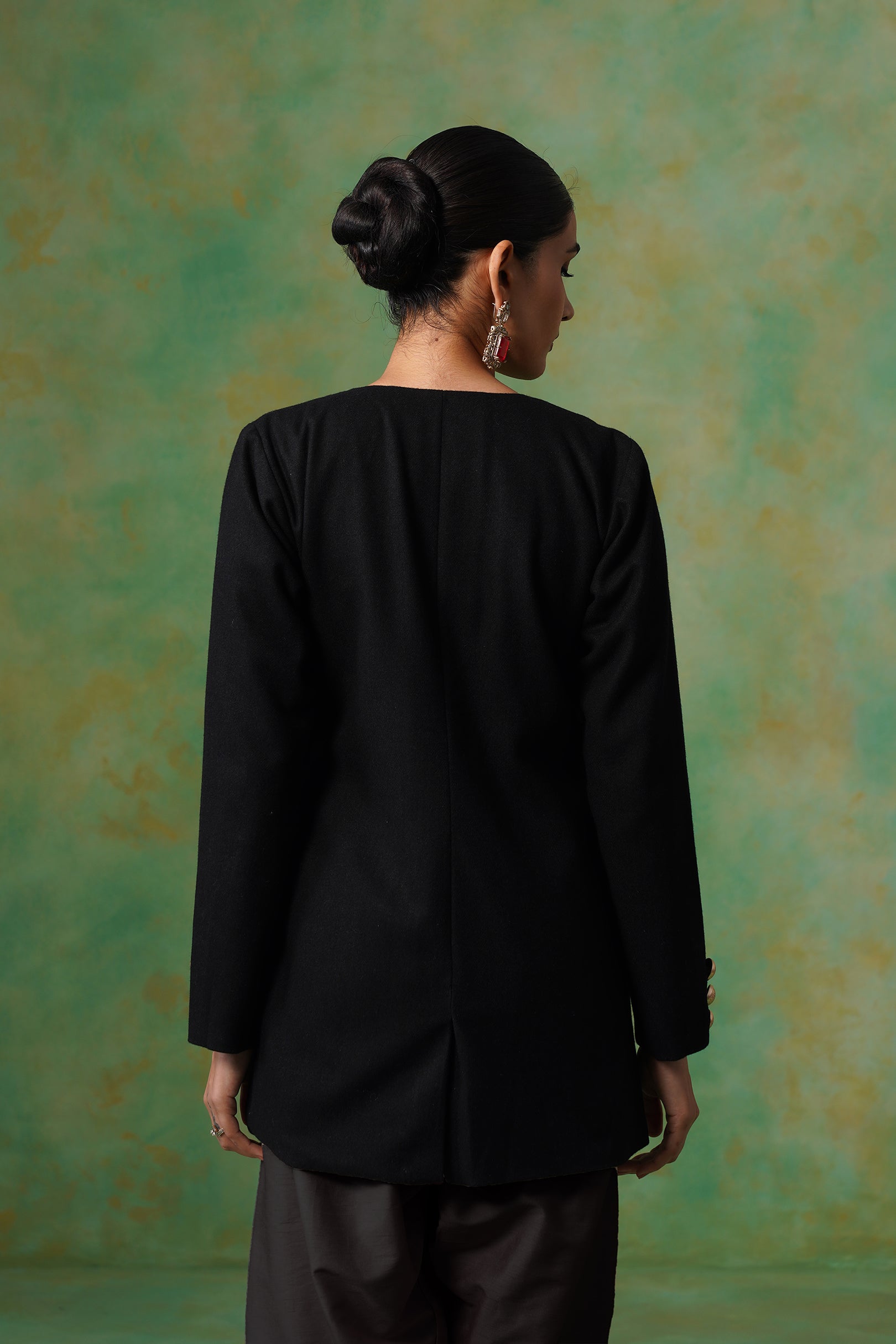 Viha Tweed Matching Coat Set