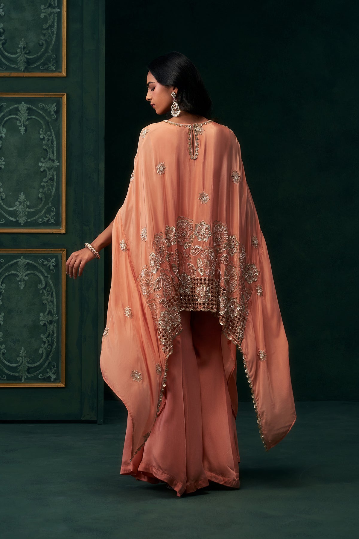Ruhana Crepe Embroidered Matching Set