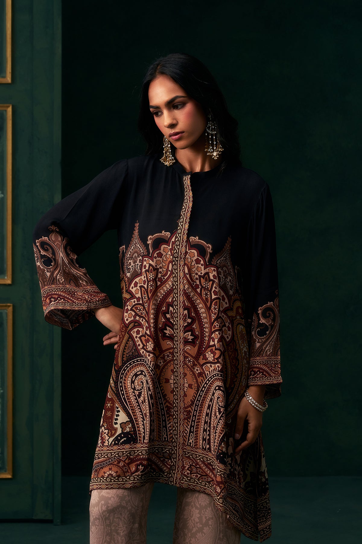 Ruhab Crepe Printed Suit Set
