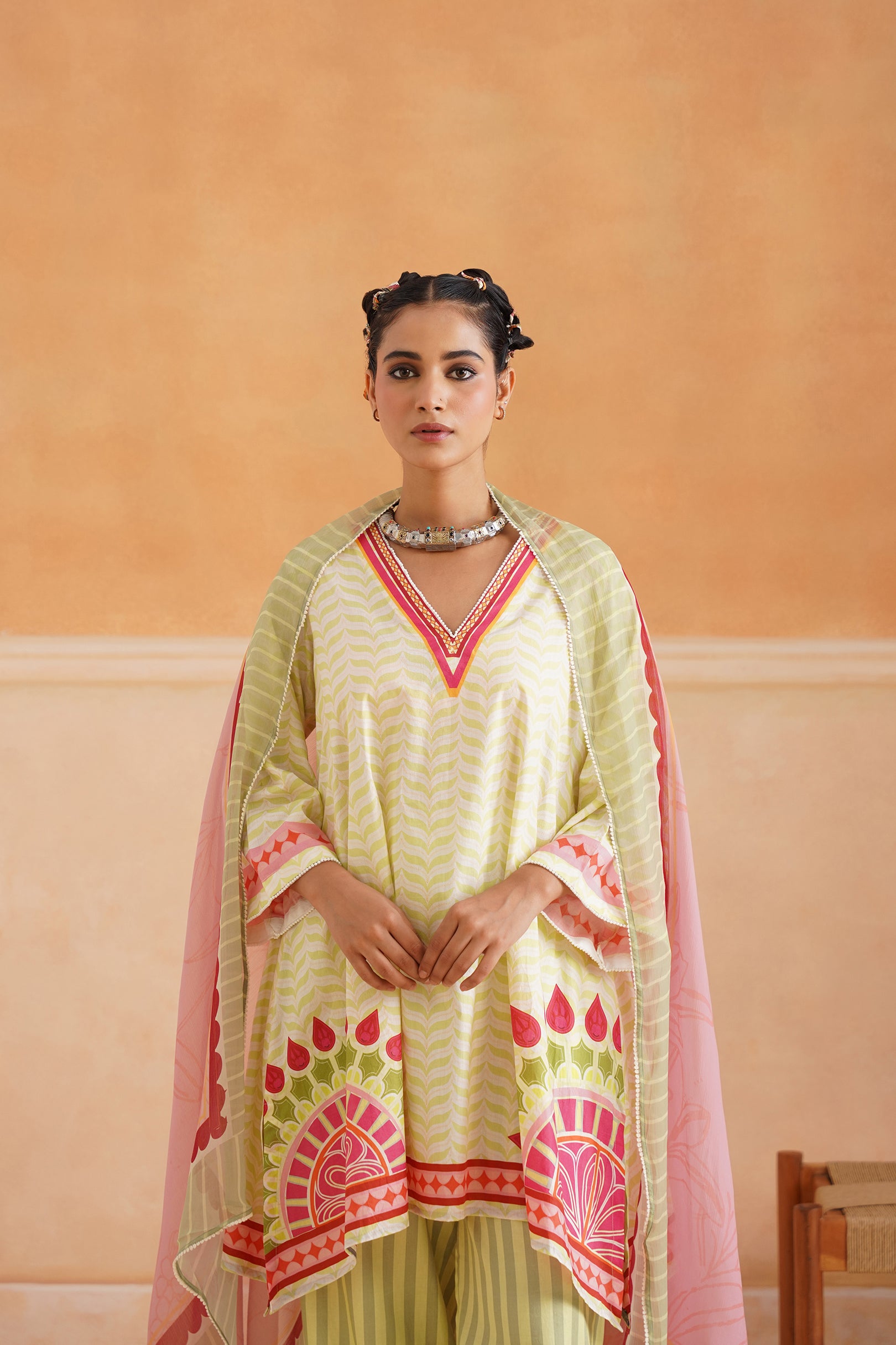 Kashni Cotton Printed Suit Set - Neetika Chopra
