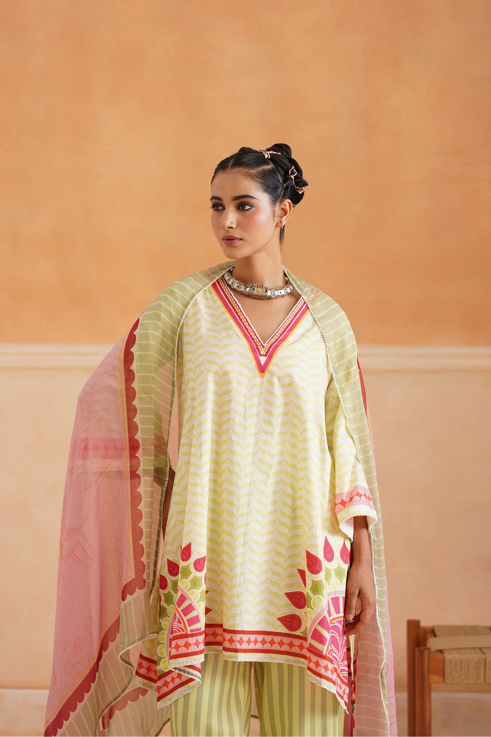 Kashni Cotton Printed Suit Set - Neetika Chopra