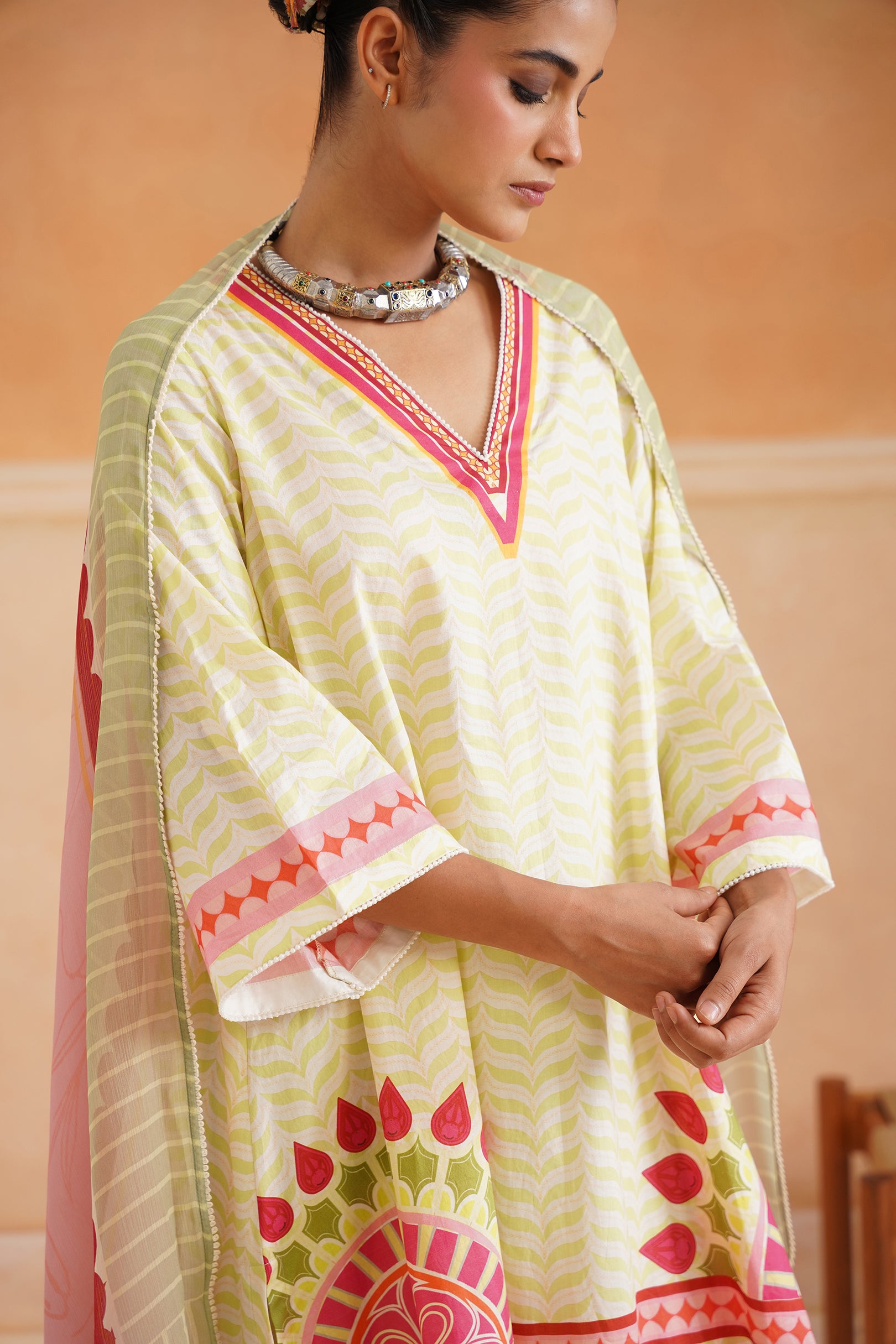 Kashni Cotton Printed Suit Set - Neetika Chopra