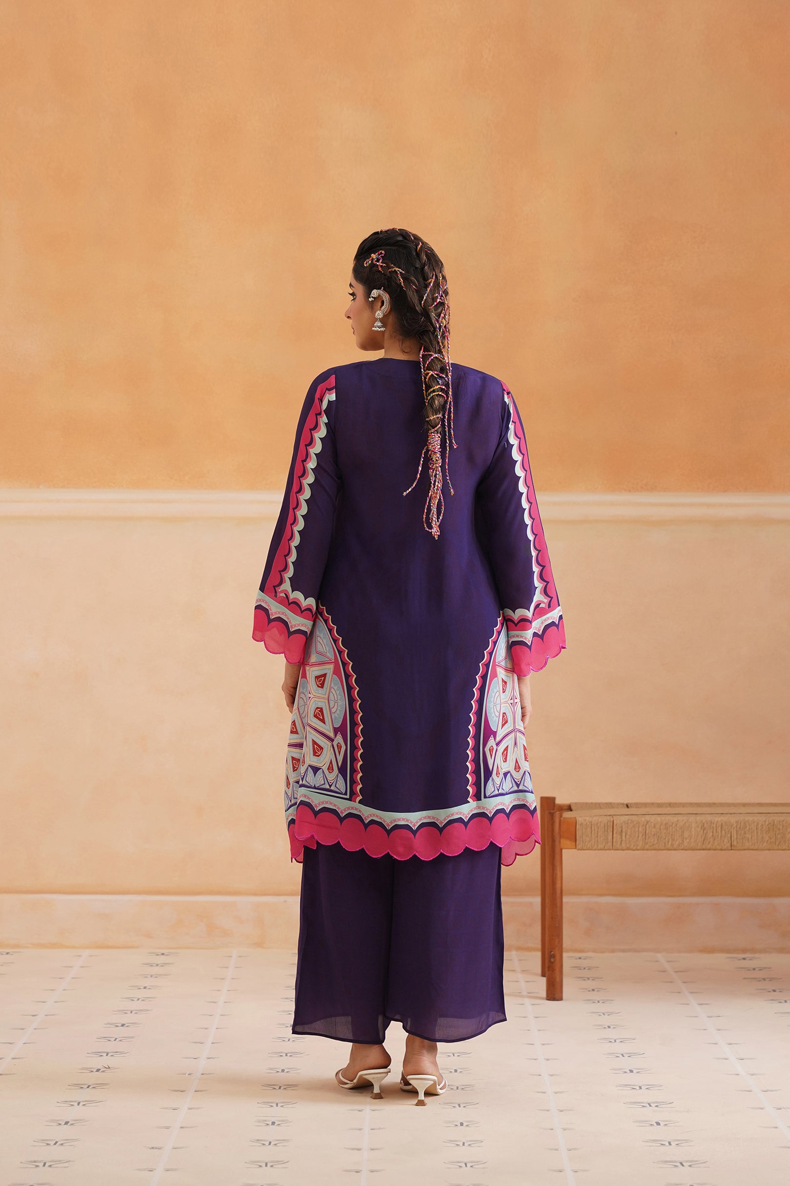 Kajri Crepe Printed Matching Set - Neetika Chopra