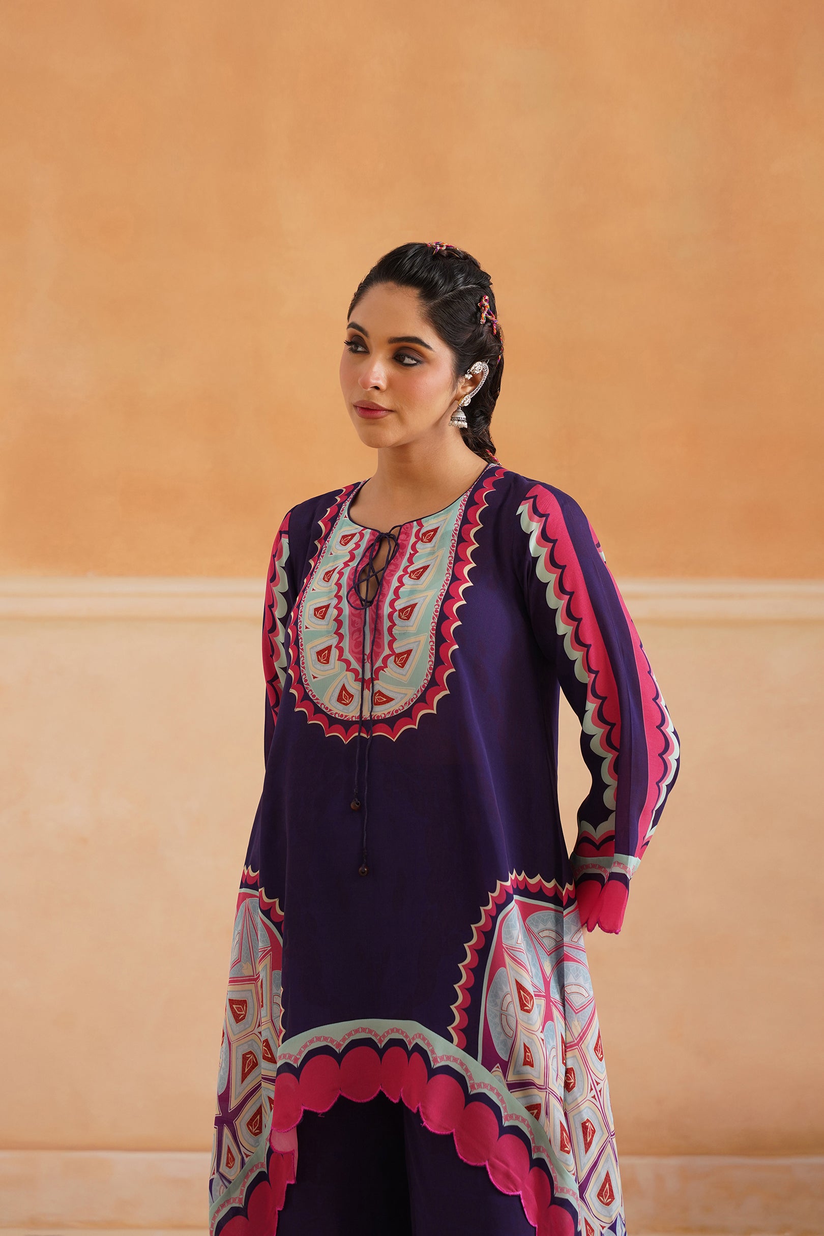 Kajri Crepe Printed Matching Set - Neetika Chopra