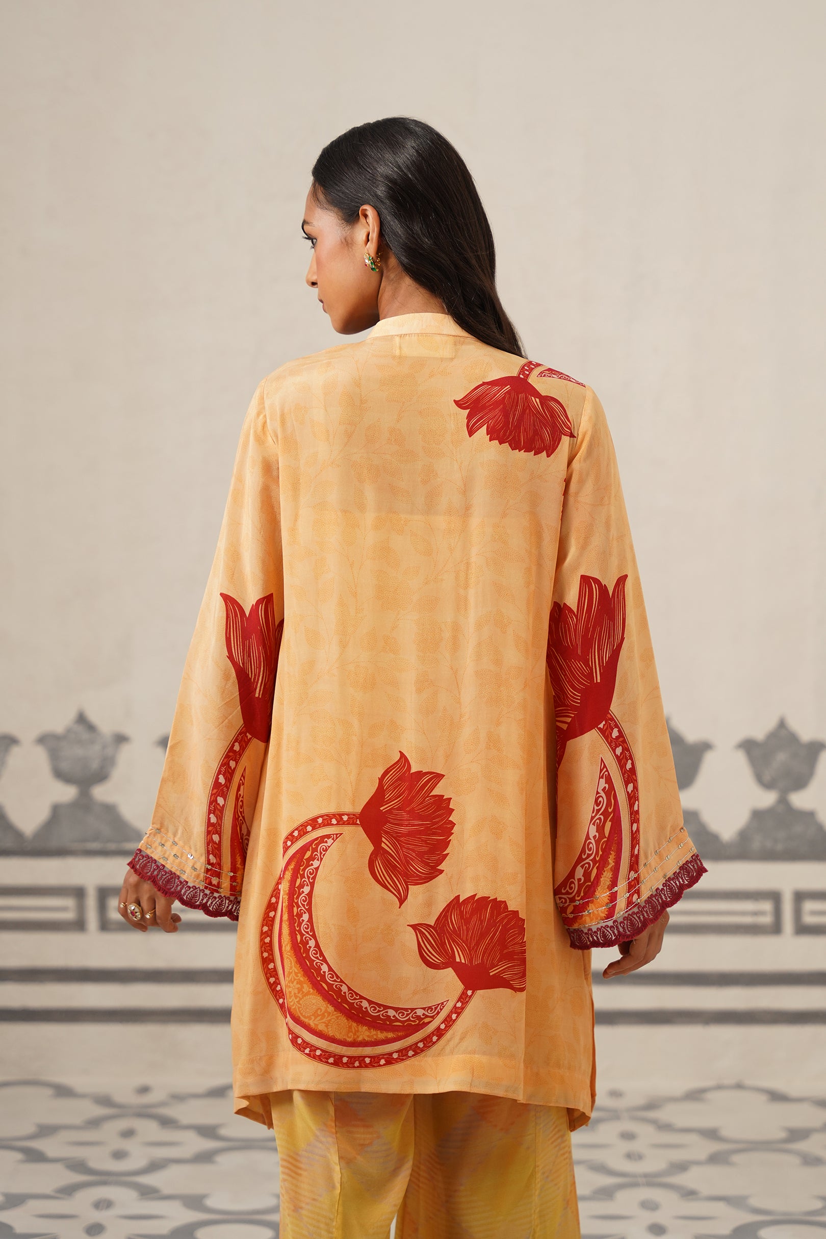 Toccy Crepe Printed Embriodered Matching Set