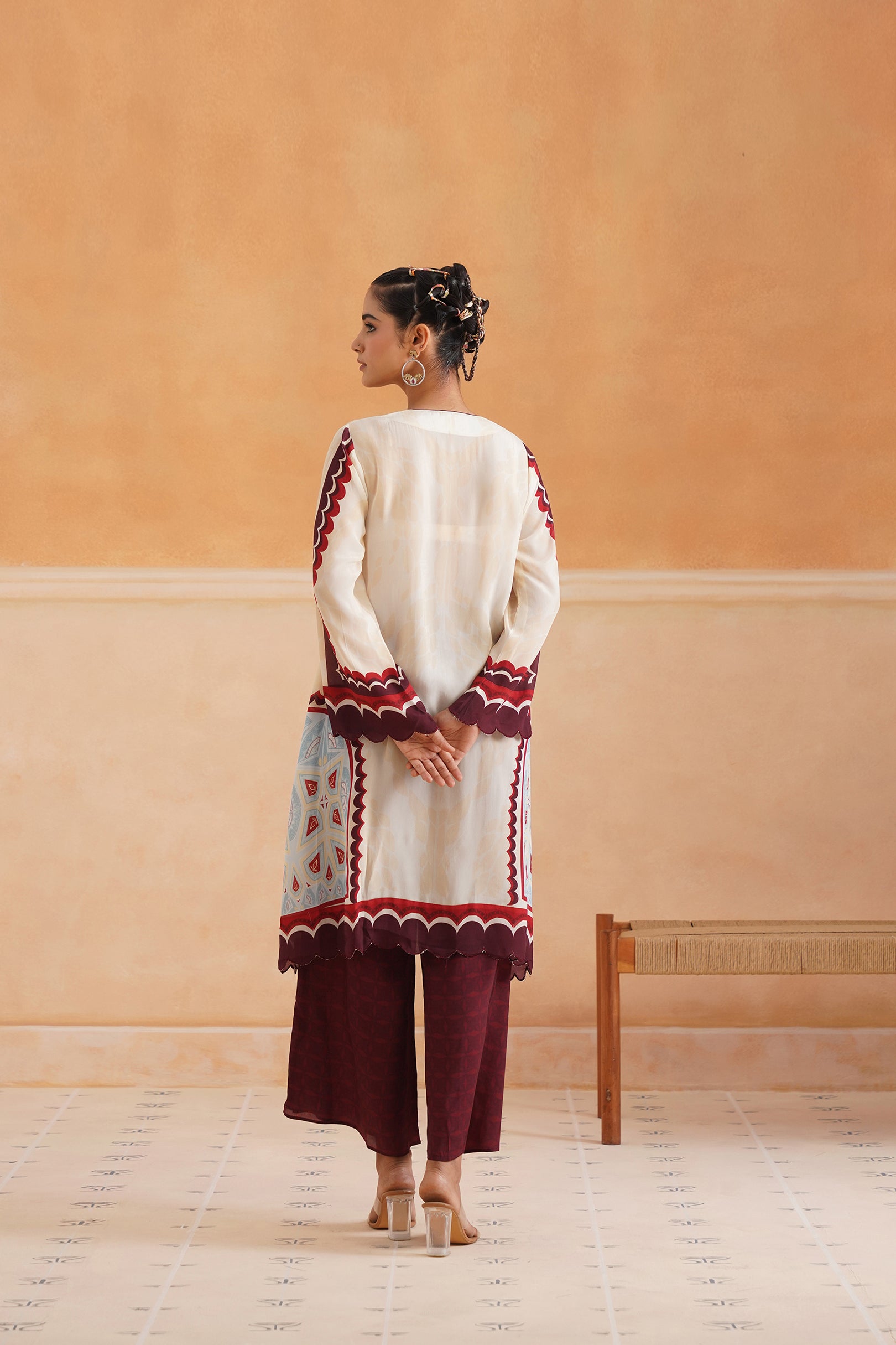 Oorja Crepe Printed Matching Set - Neetika Chopra