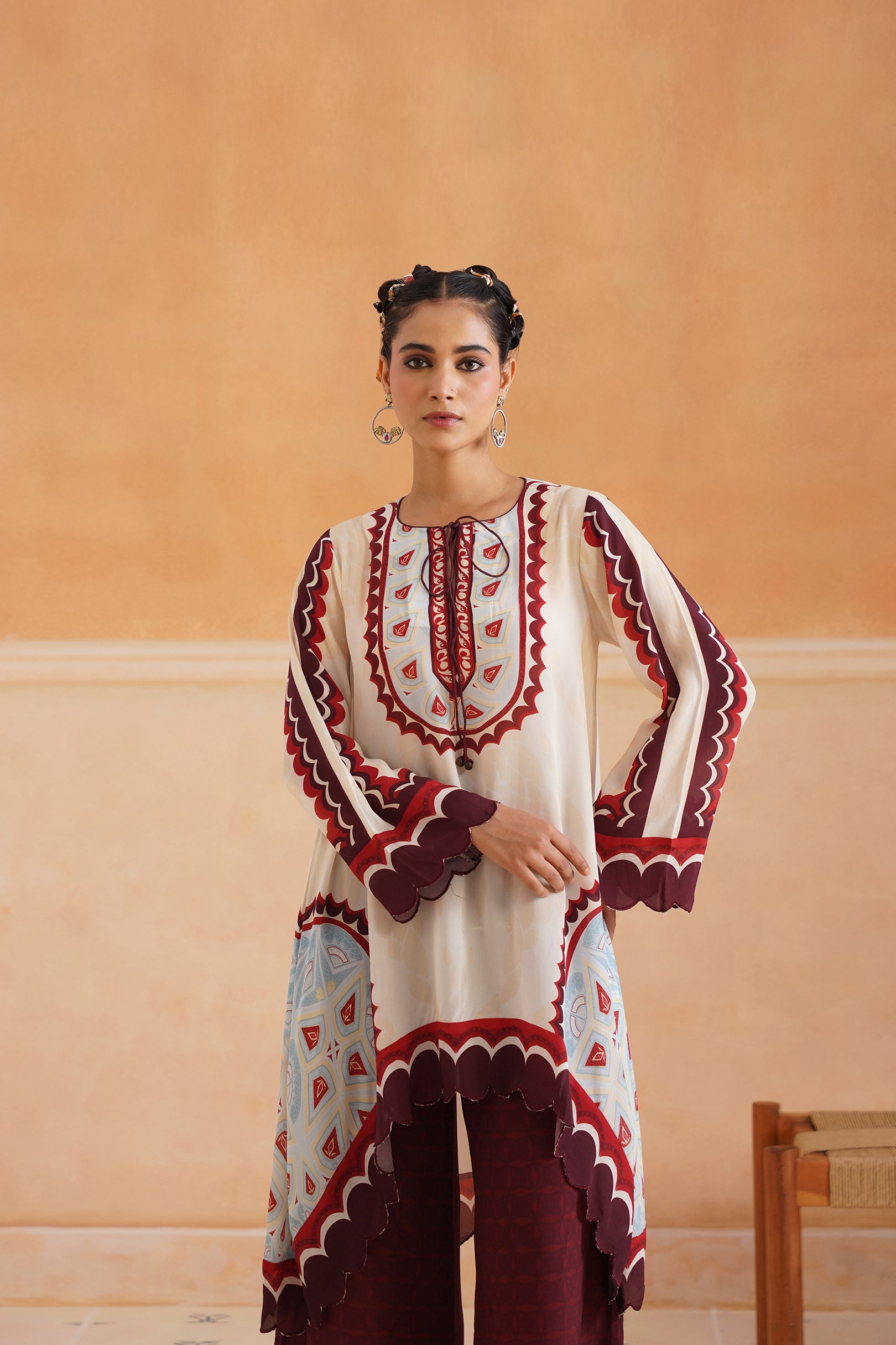 Oorja Crepe Printed Matching Set - Neetika Chopra