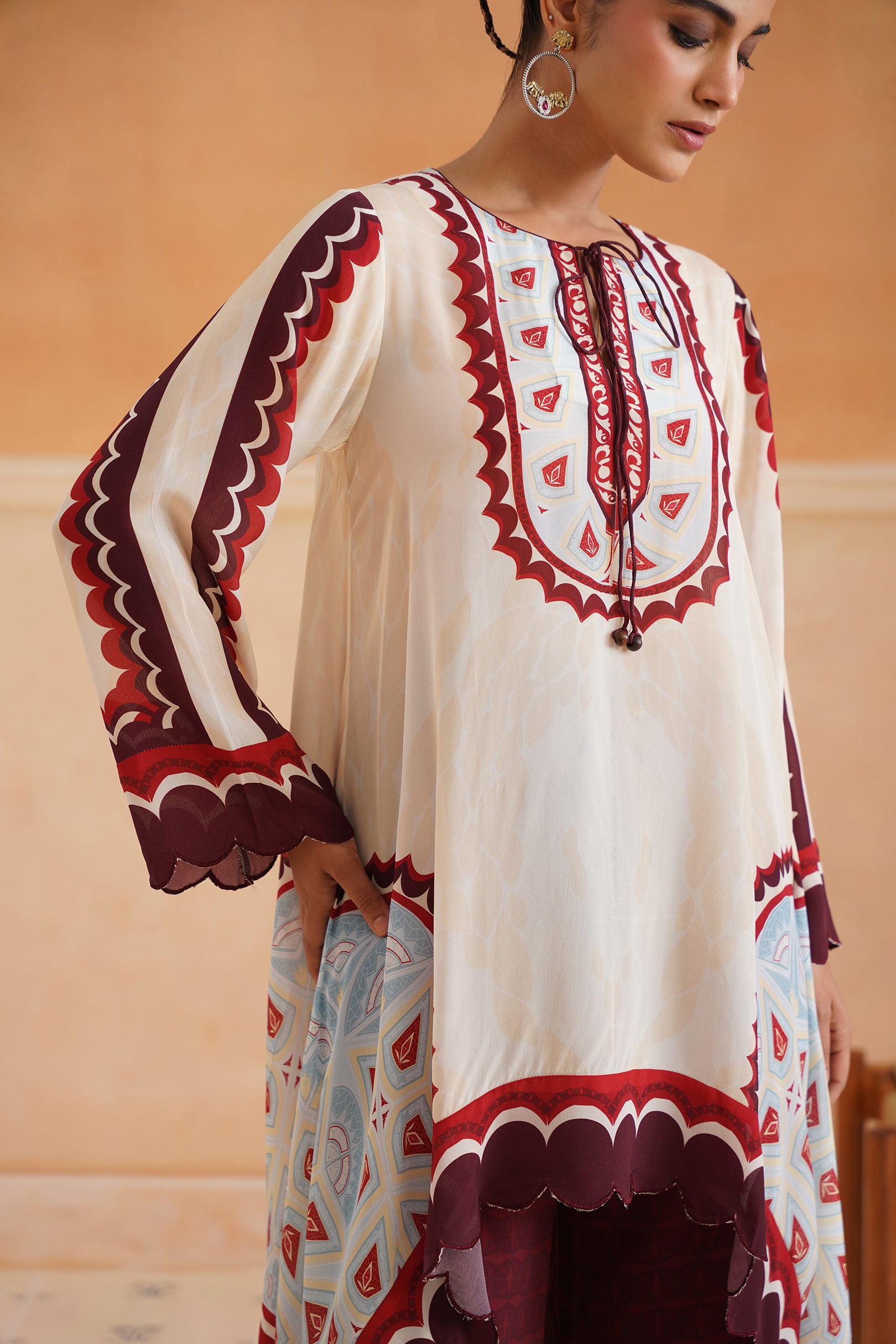 Oorja Crepe Printed Matching Set - Neetika Chopra