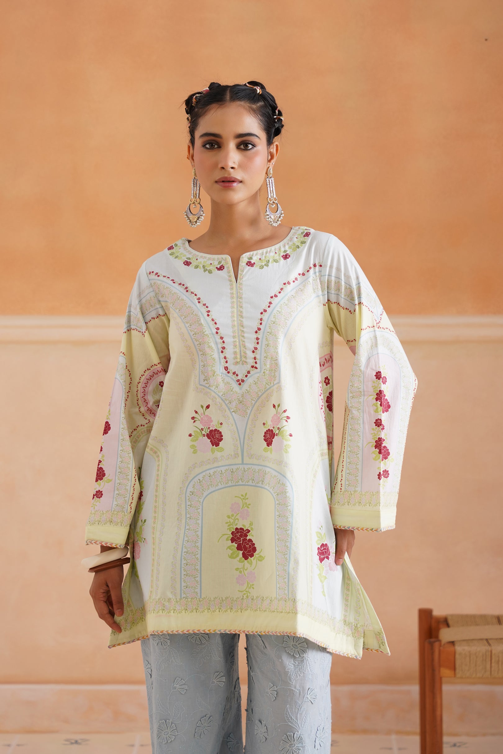 Anila Cotton Printed Matching Set - Neetika Chopra