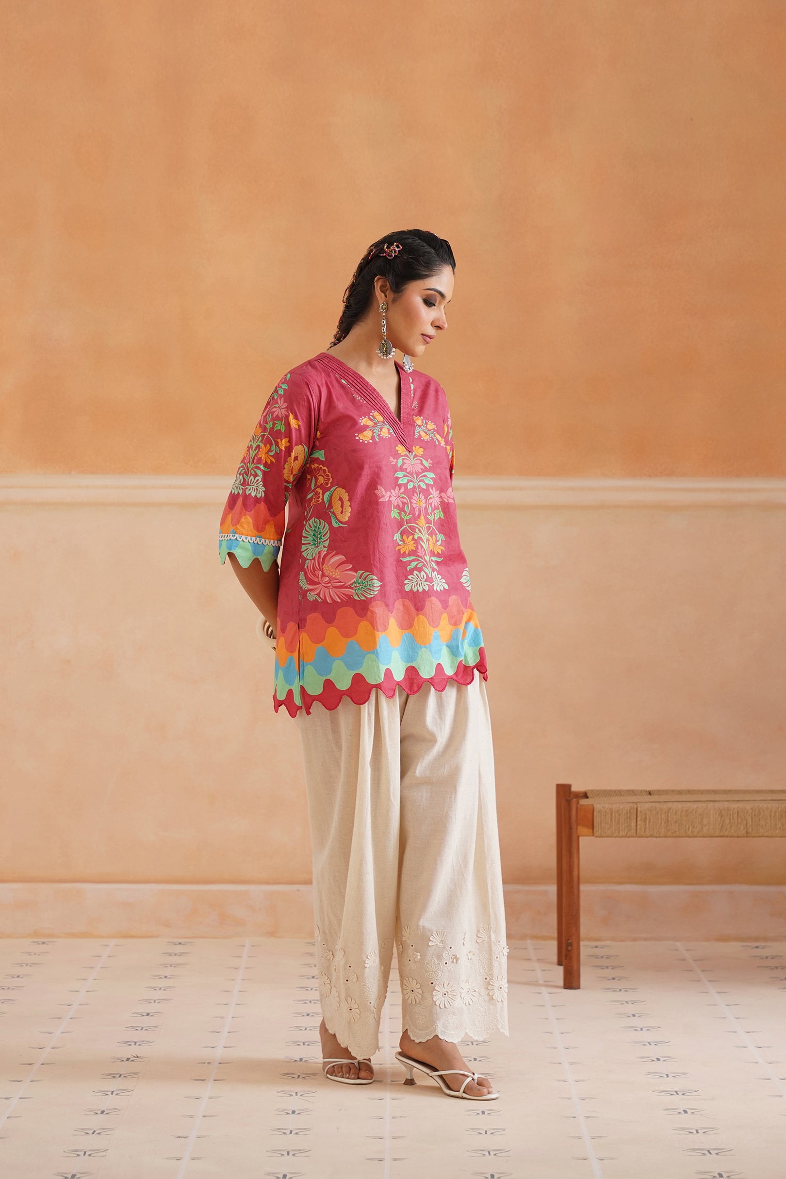 Erisha Cotton Printed Matching Set - Neetika Chopra