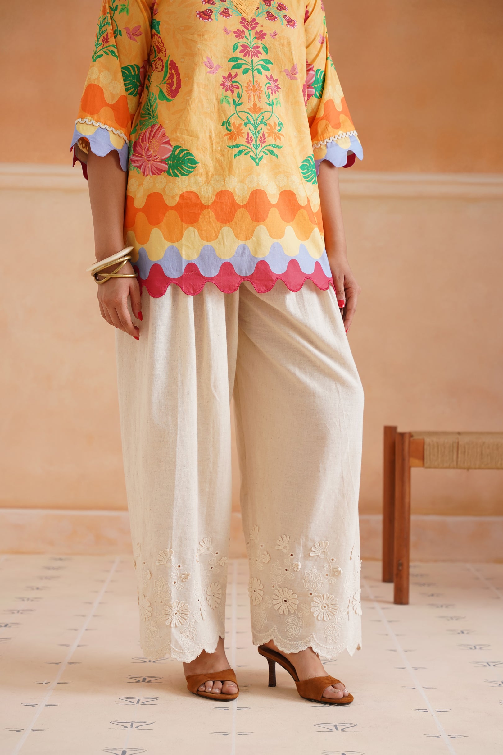 Aarohi Cotton Printed Matching Set - Neetika Chopra