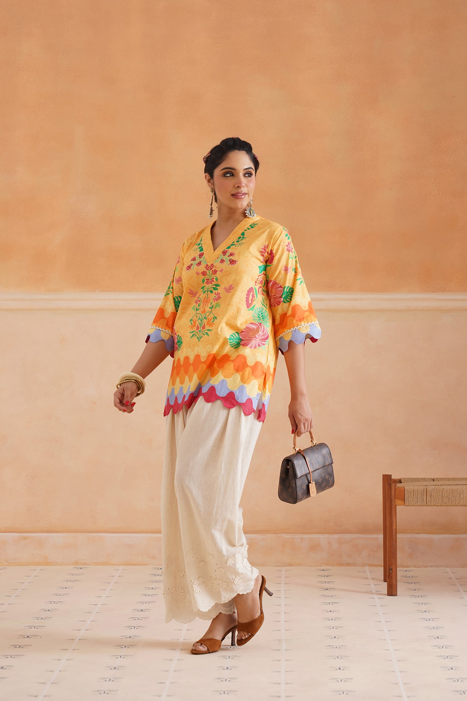 Aarohi Cotton Printed Matching Set - Neetika Chopra