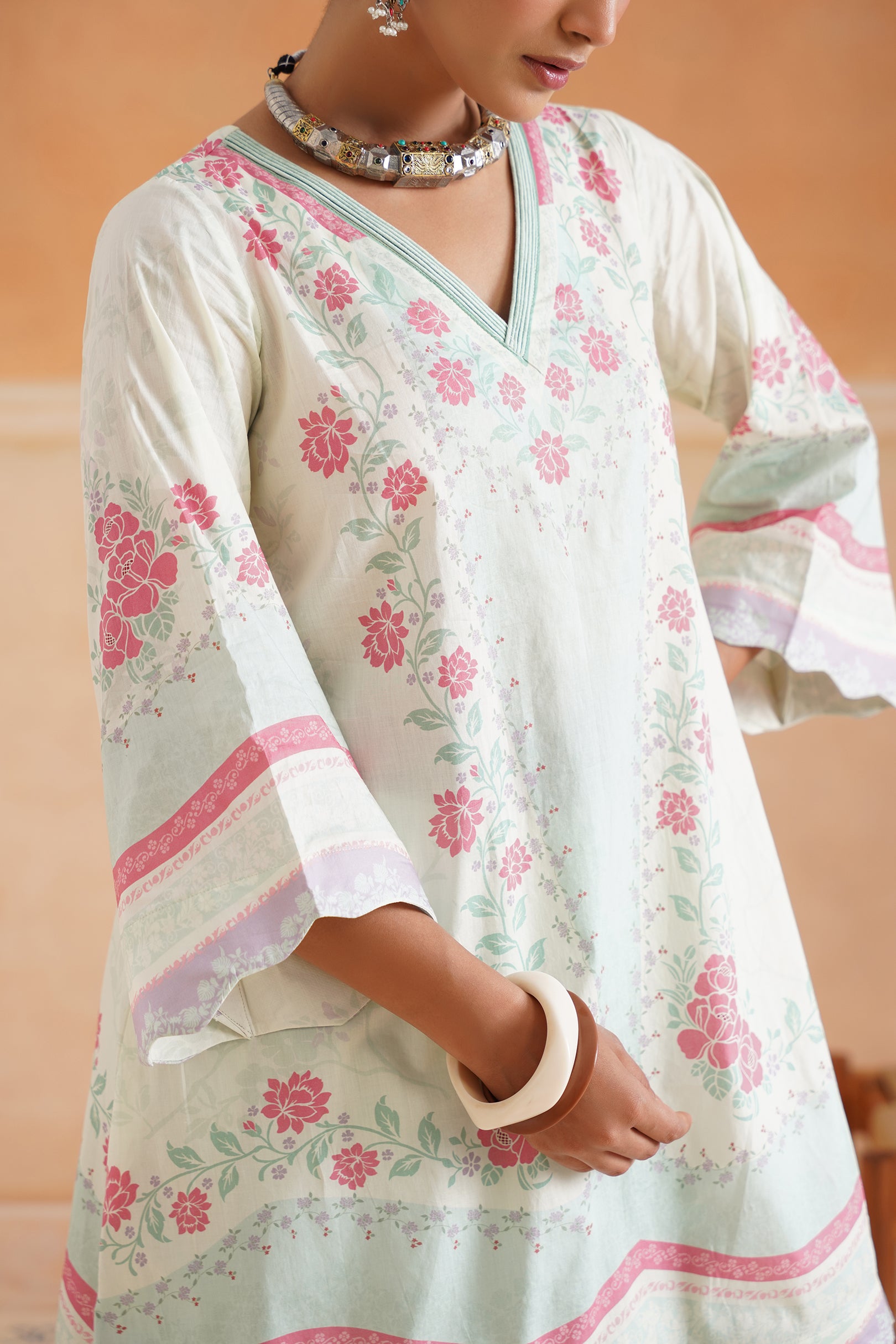 Aashna Cotton Printed Matching Set - Neetika Chopra