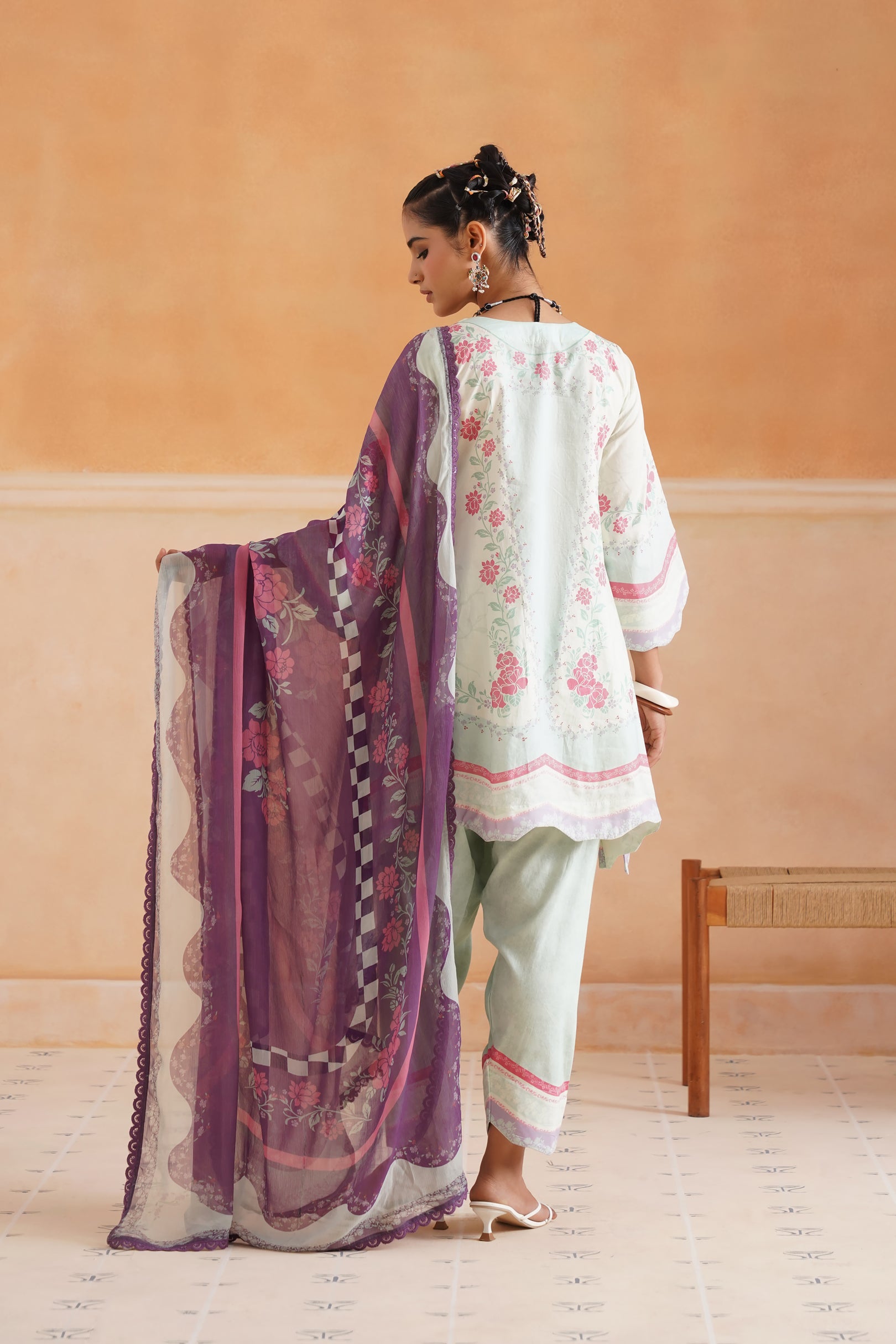 Aashna Cotton Printed Matching Set - Neetika Chopra