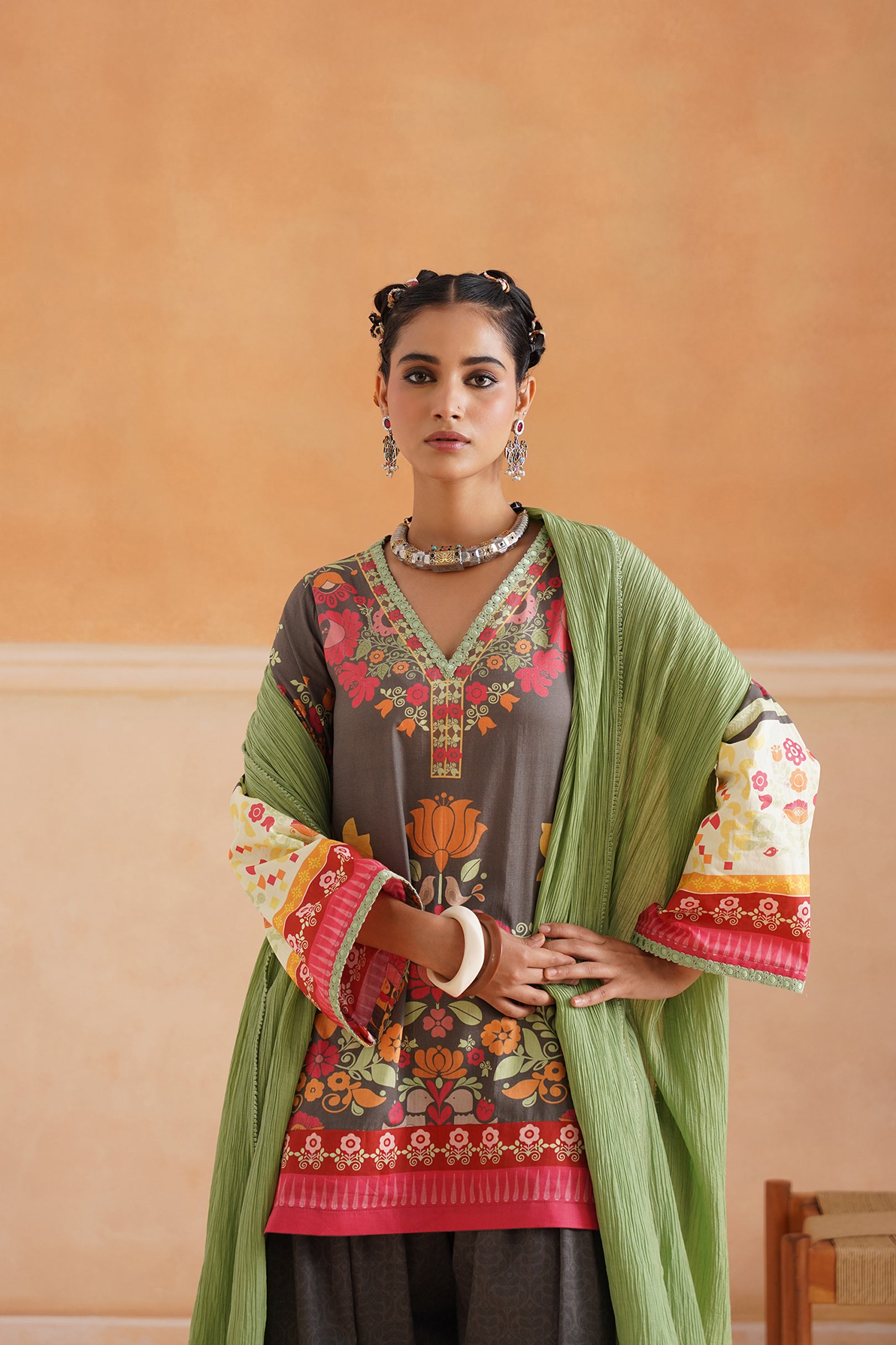 Gunika Cotton Printed Suit Set - Neetika Chopra