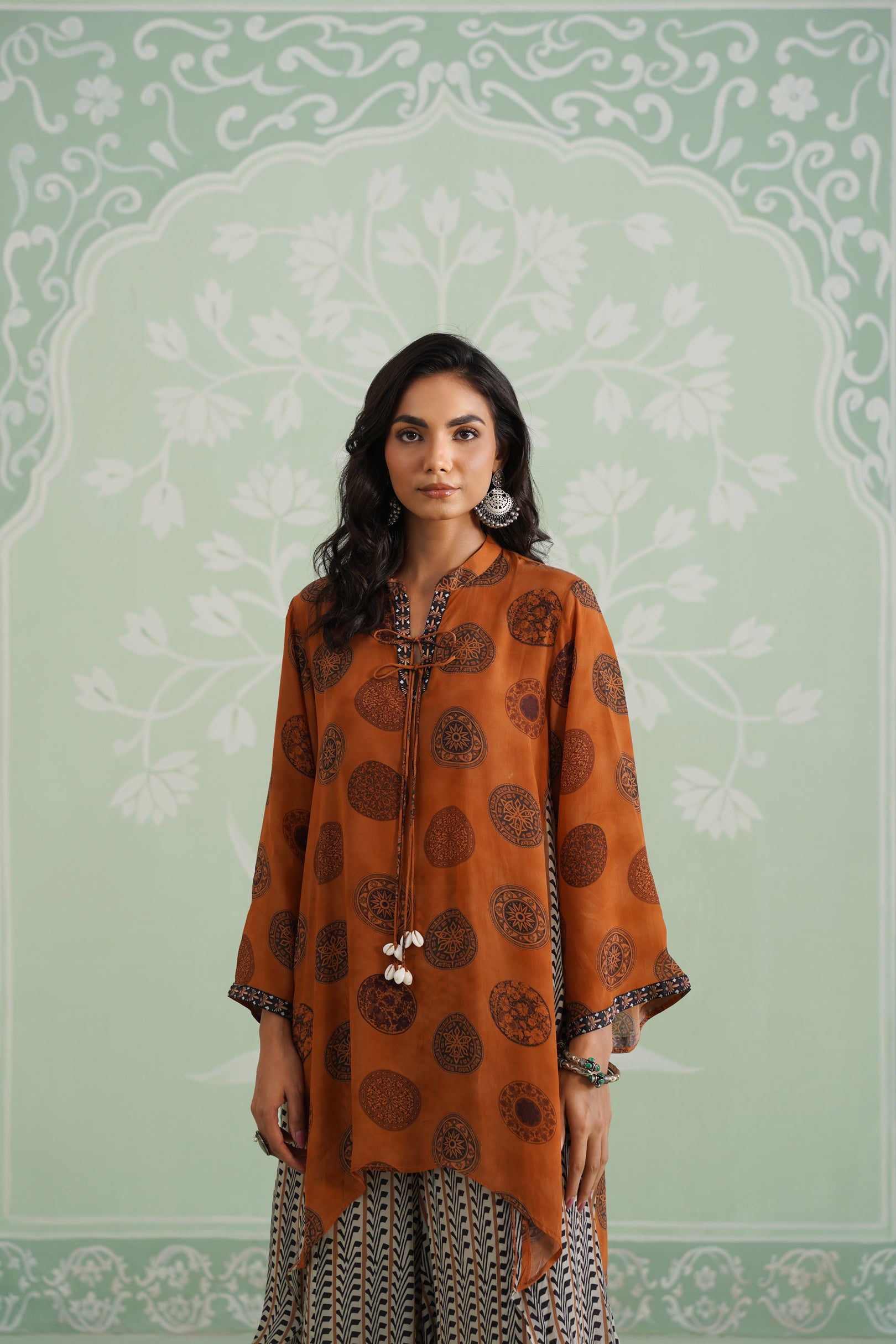 Malika Crepe Printed Matching Set