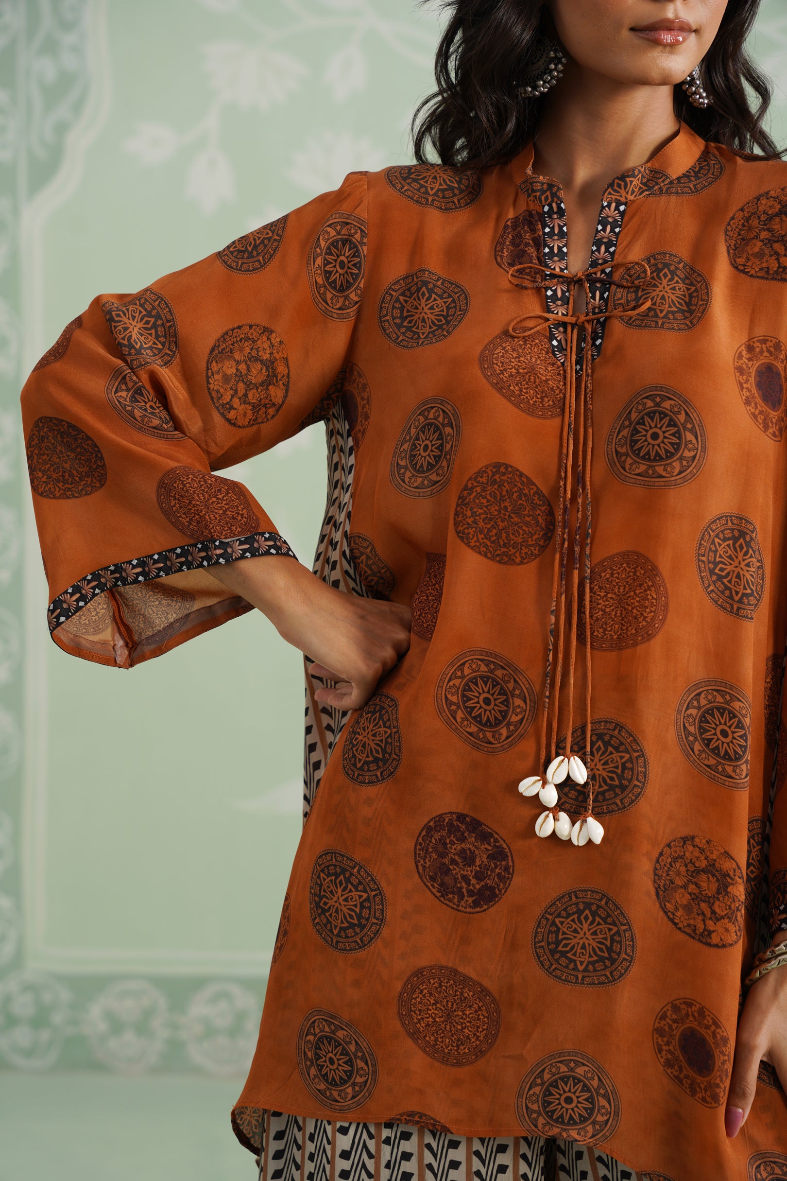 Malika Crepe Printed Matching Set