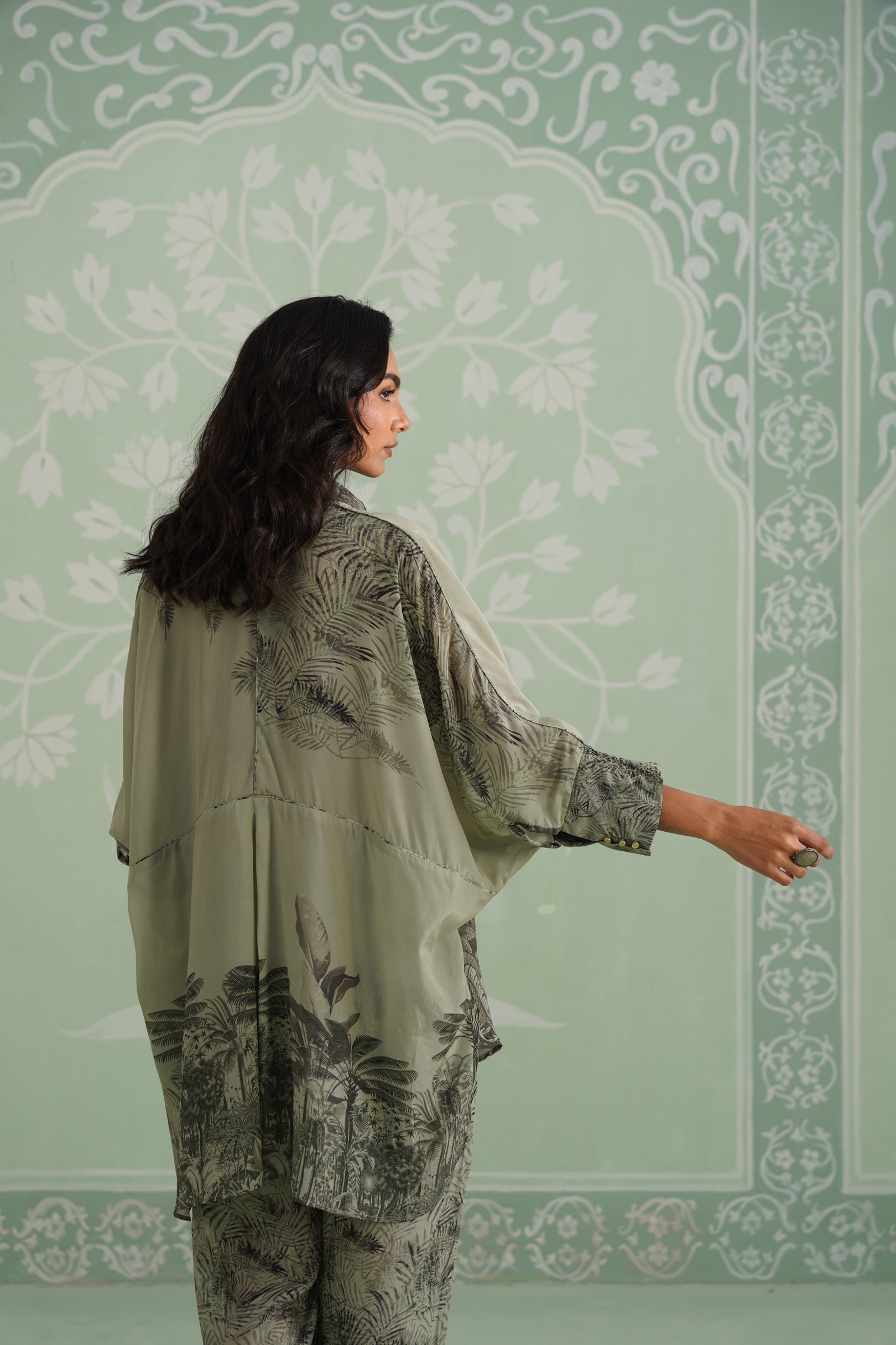 Pheonix Crepe Printed Matching Set