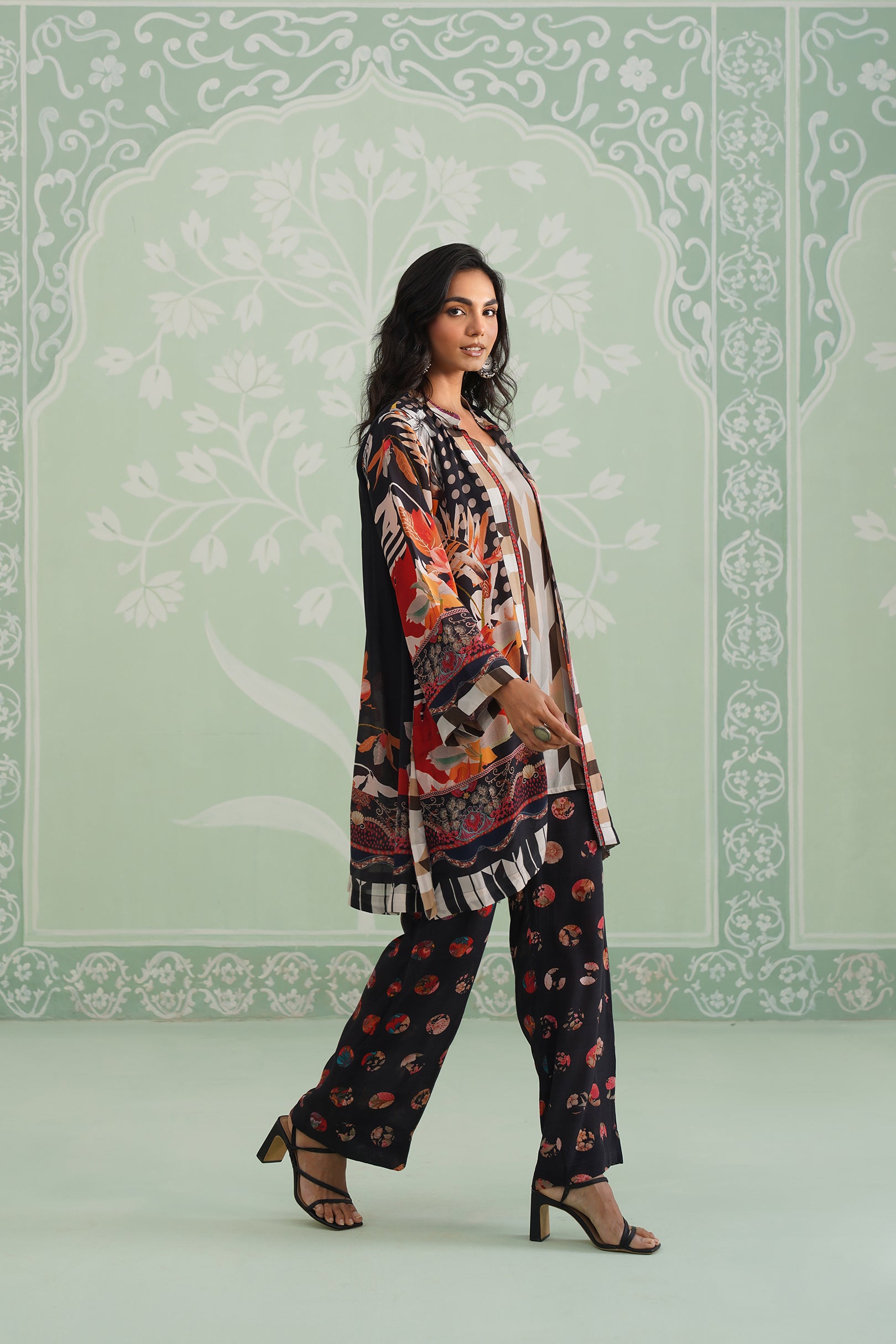 Nicci Printed Crepe Matching Set