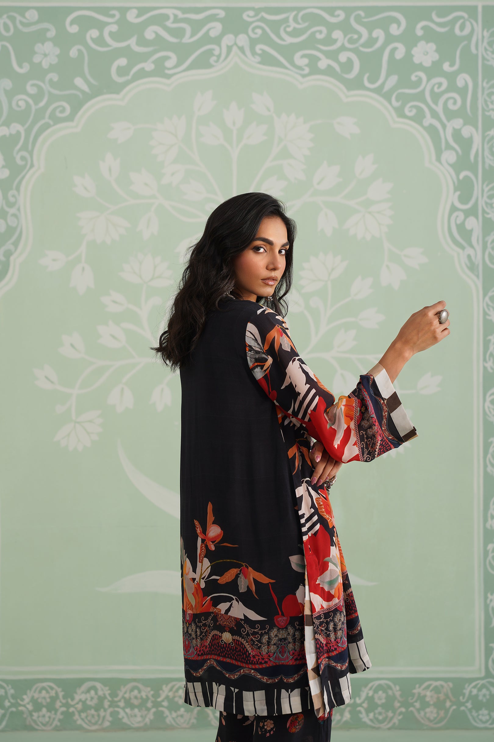 Nicci Printed Crepe Matching Set