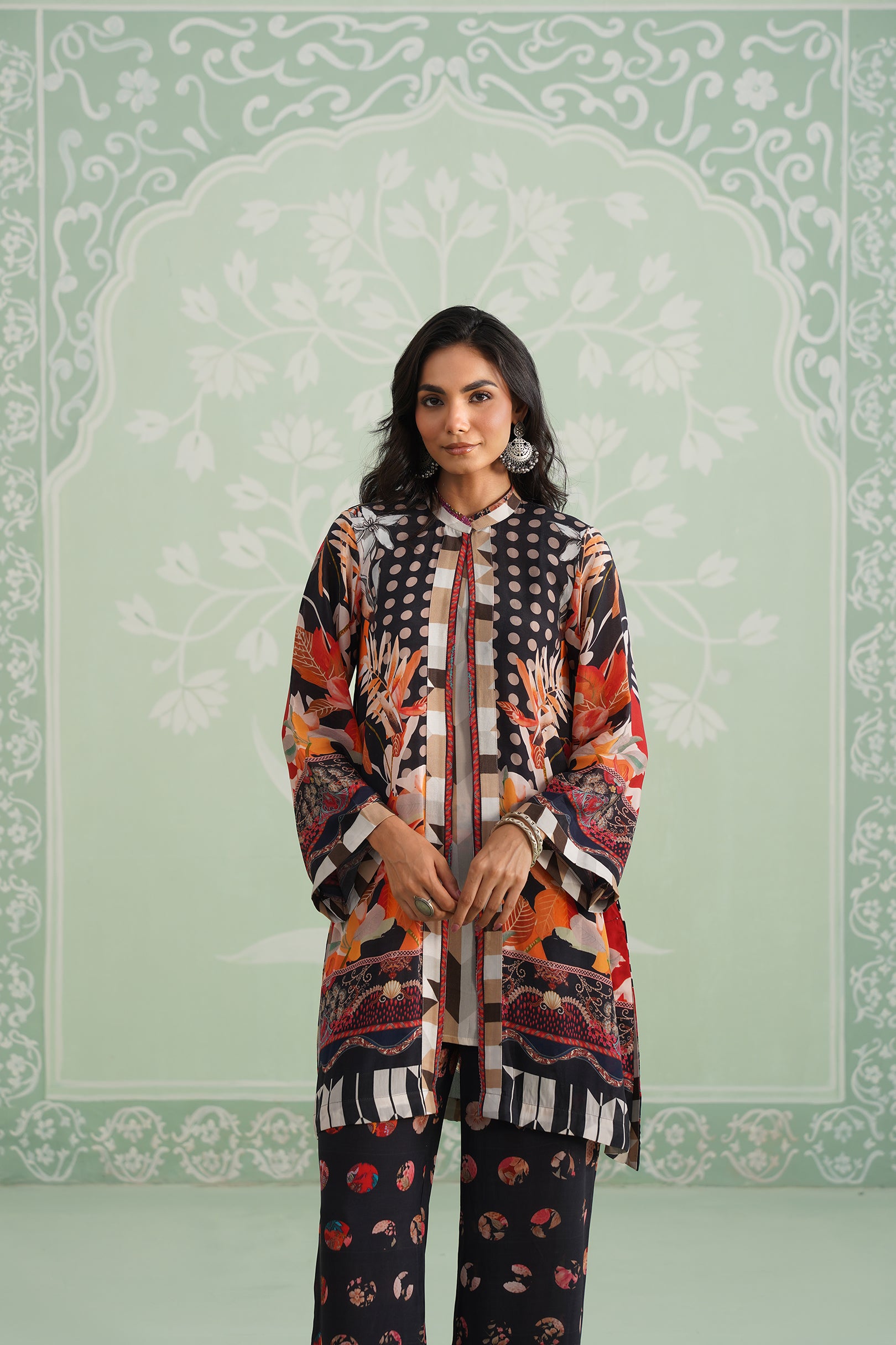Nicci Printed Crepe Matching Set