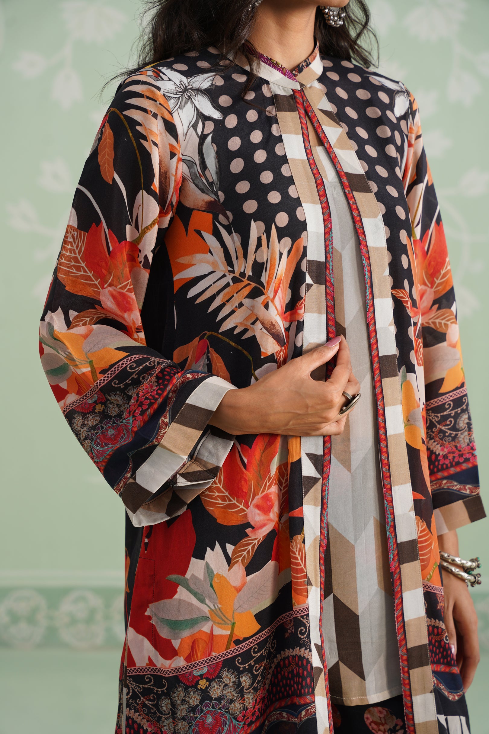 Nicci Printed Crepe Matching Set