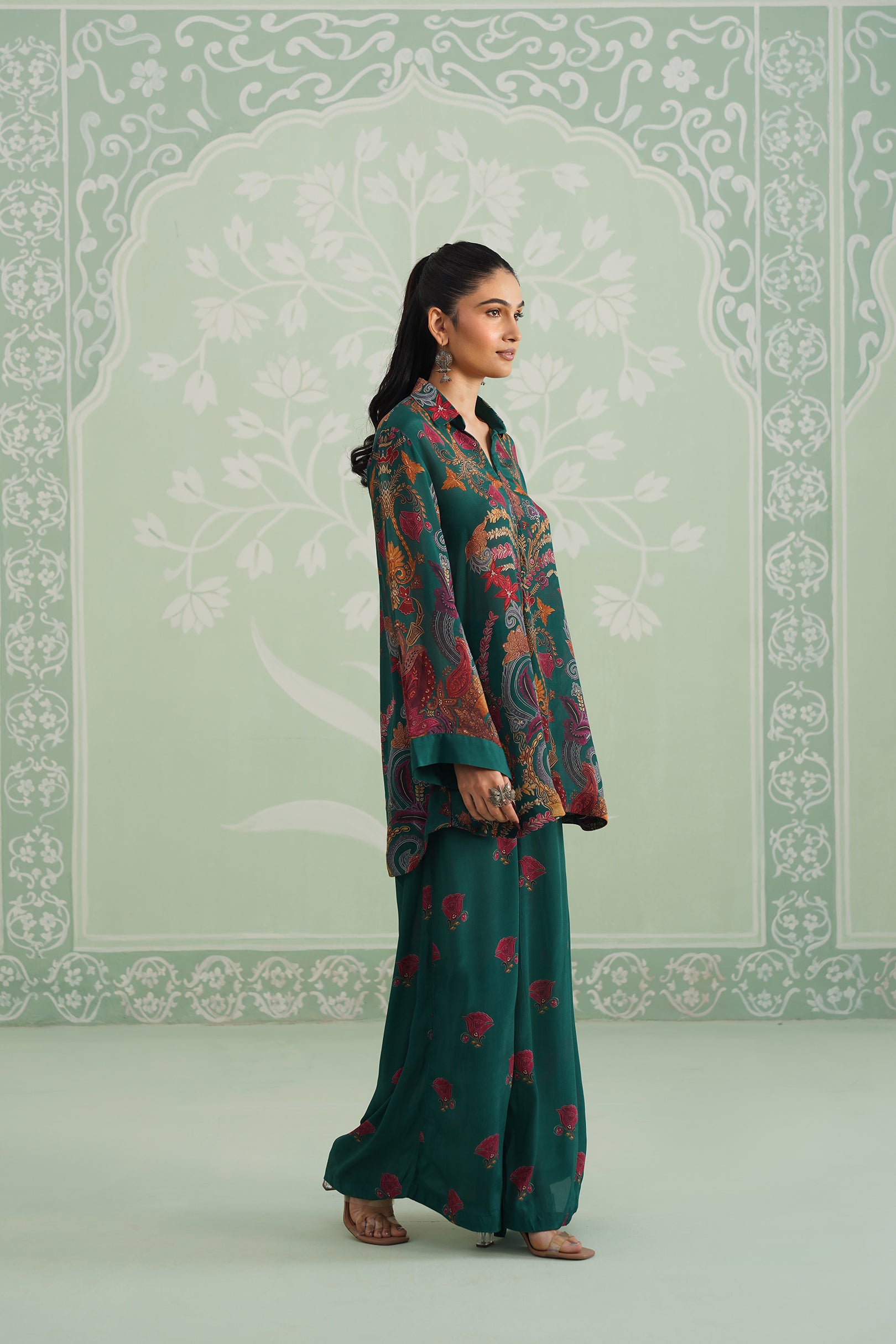 Rabiya Printed Crepe Matching Set