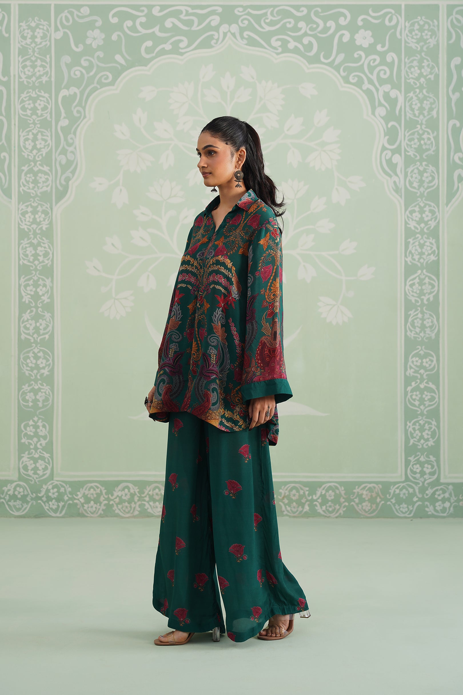 Rabiya Printed Crepe Matching Set