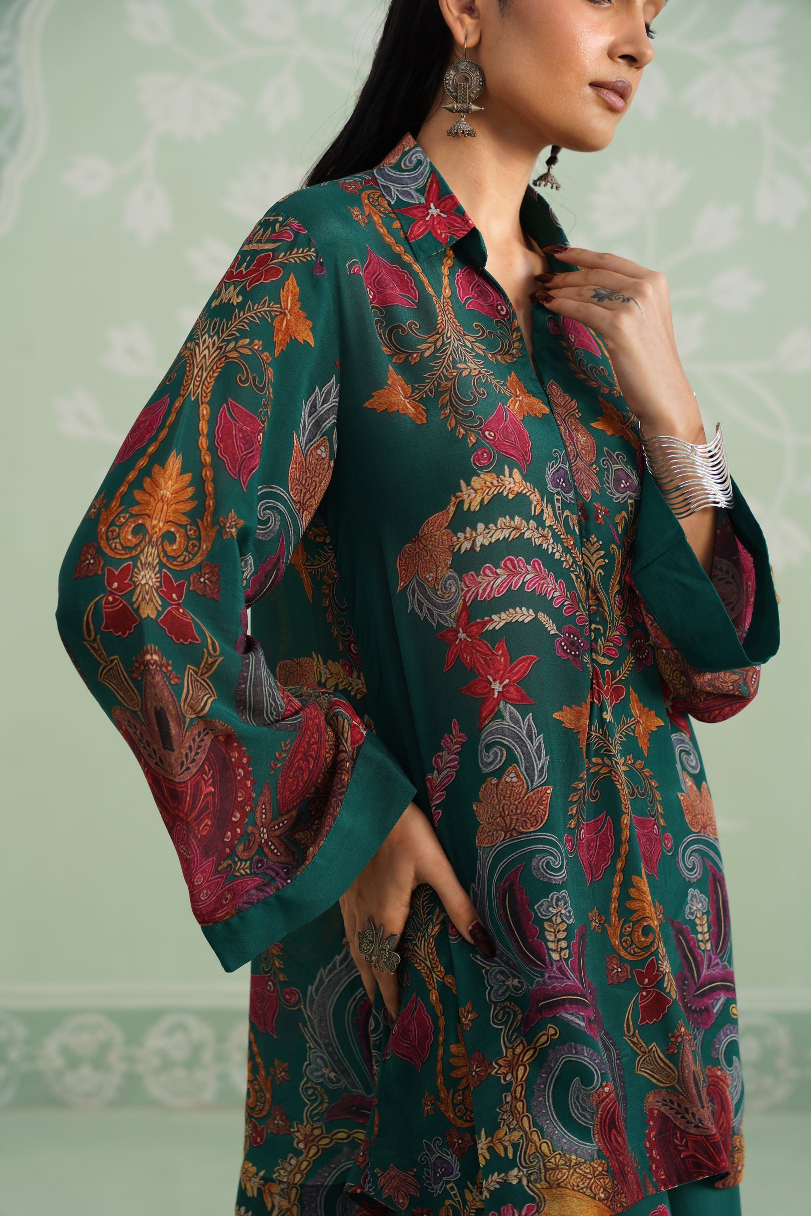 Rabiya Printed Crepe Matching Set