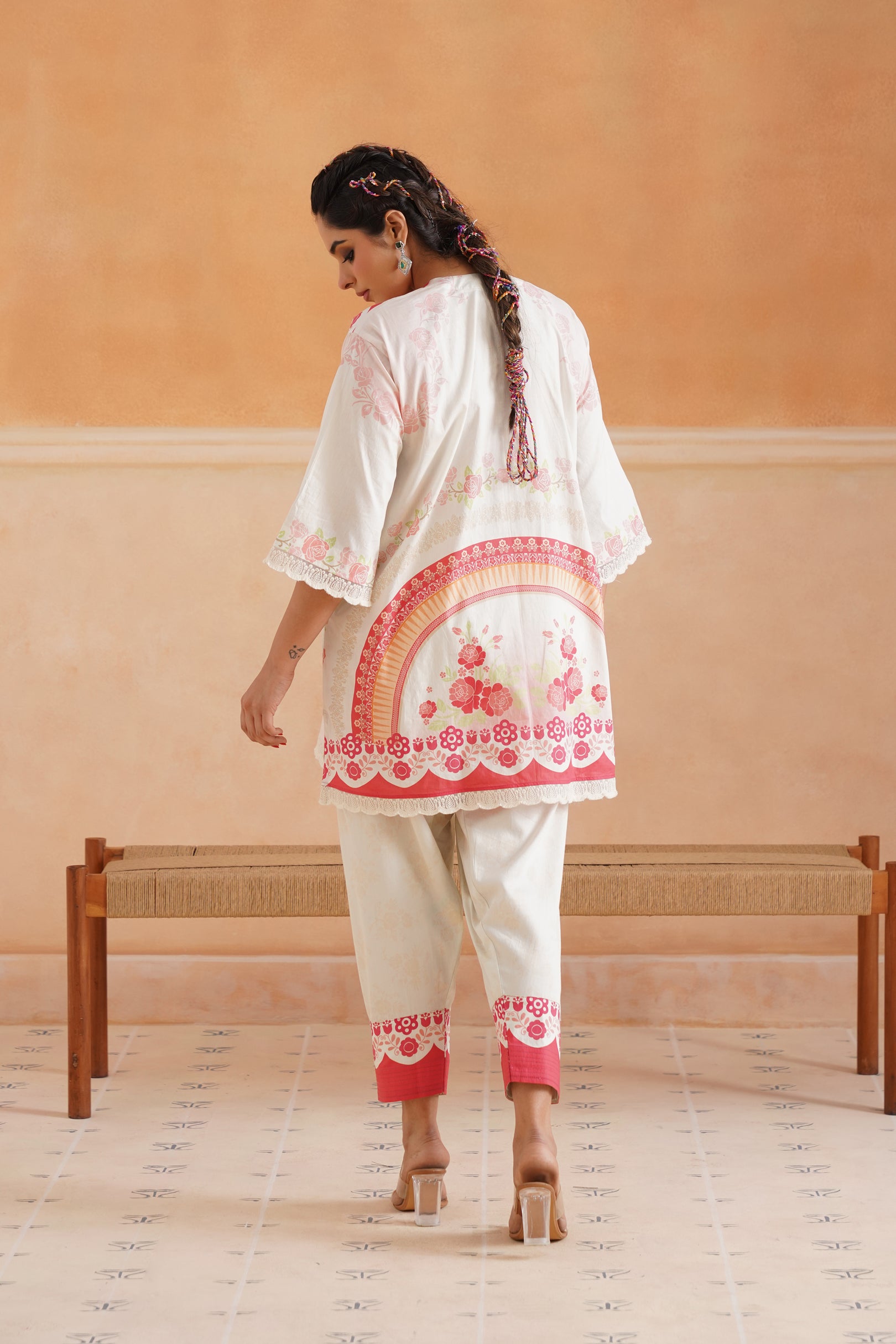 Gulnaar Cotton Printed Suit Set - Neetika Chopra
