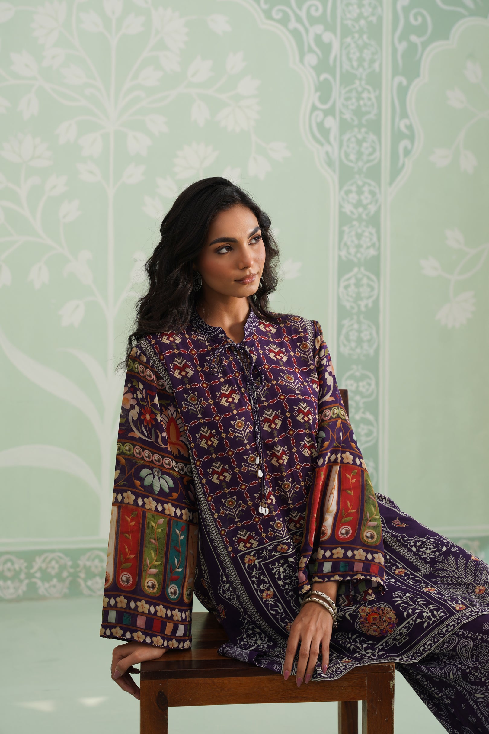 Naiya Printed Crepe Matching Set